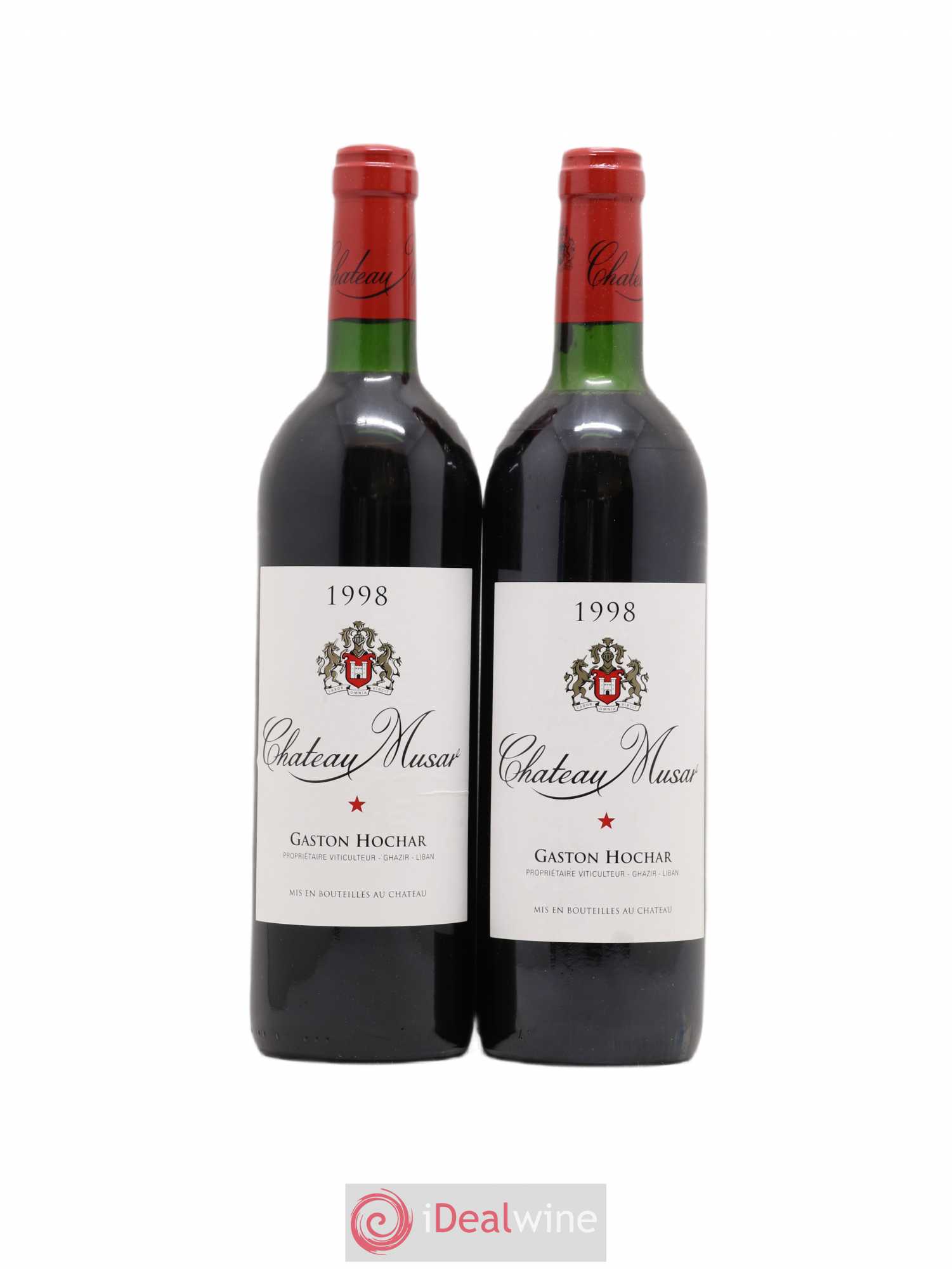Château Musar Serge Hochar 1998 - Lot de 2 bouteilles - 0