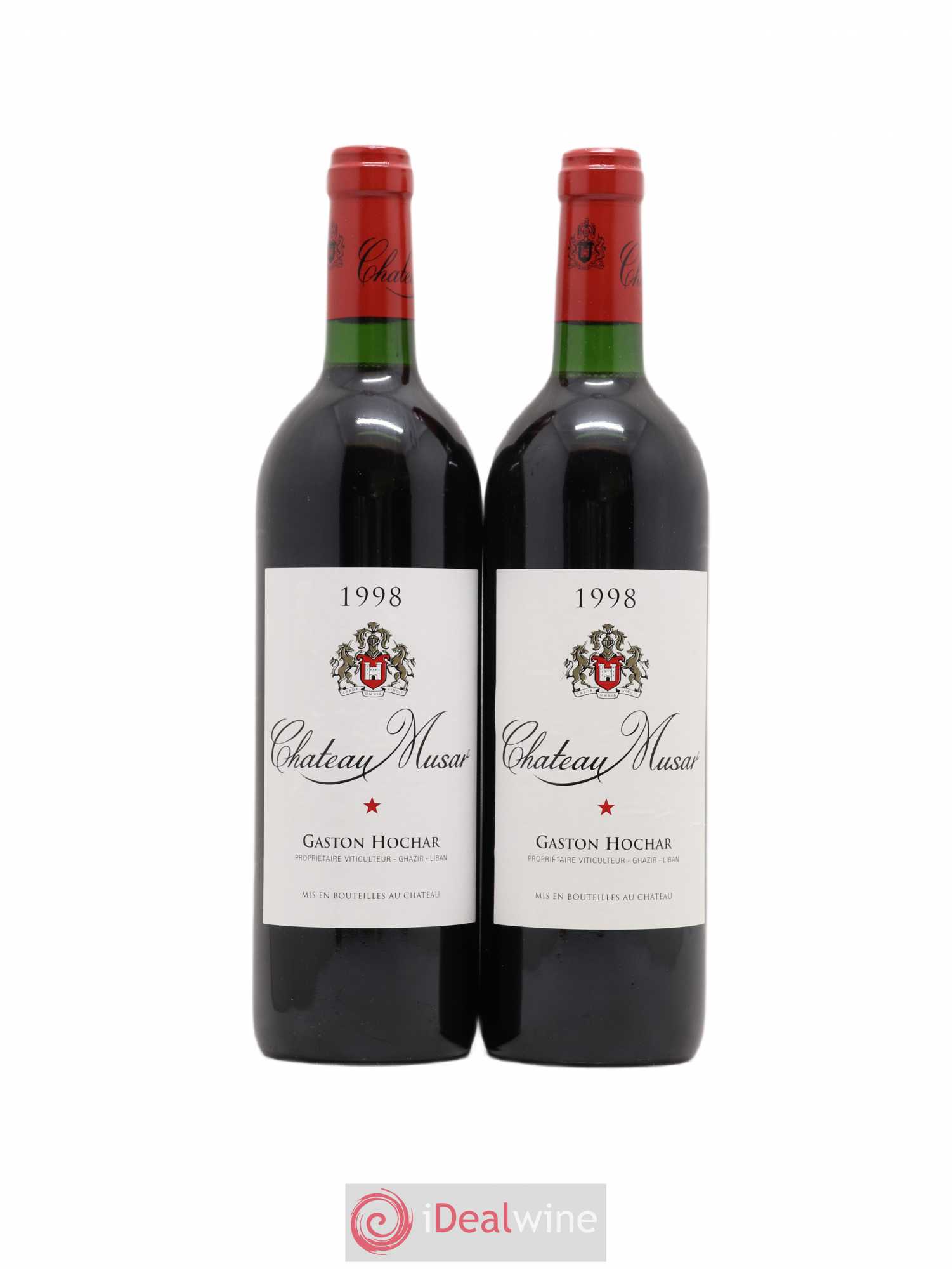Château Musar Serge Hochar 1998 - Lot de 2 bouteilles - 0