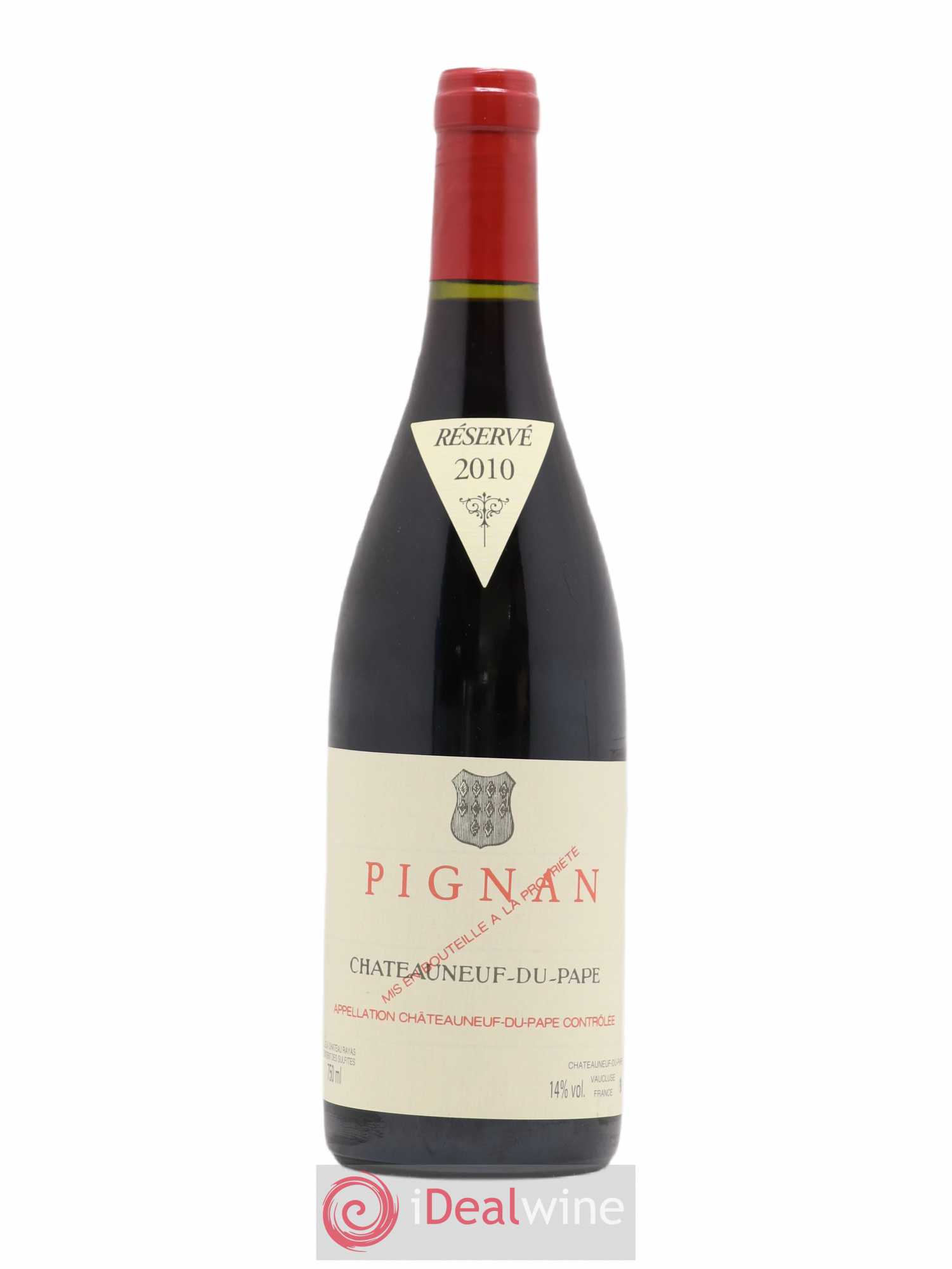 Châteauneuf-du-Pape Pignan Emmanuel Reynaud 2010 - Lot de 1 bouteille - 0