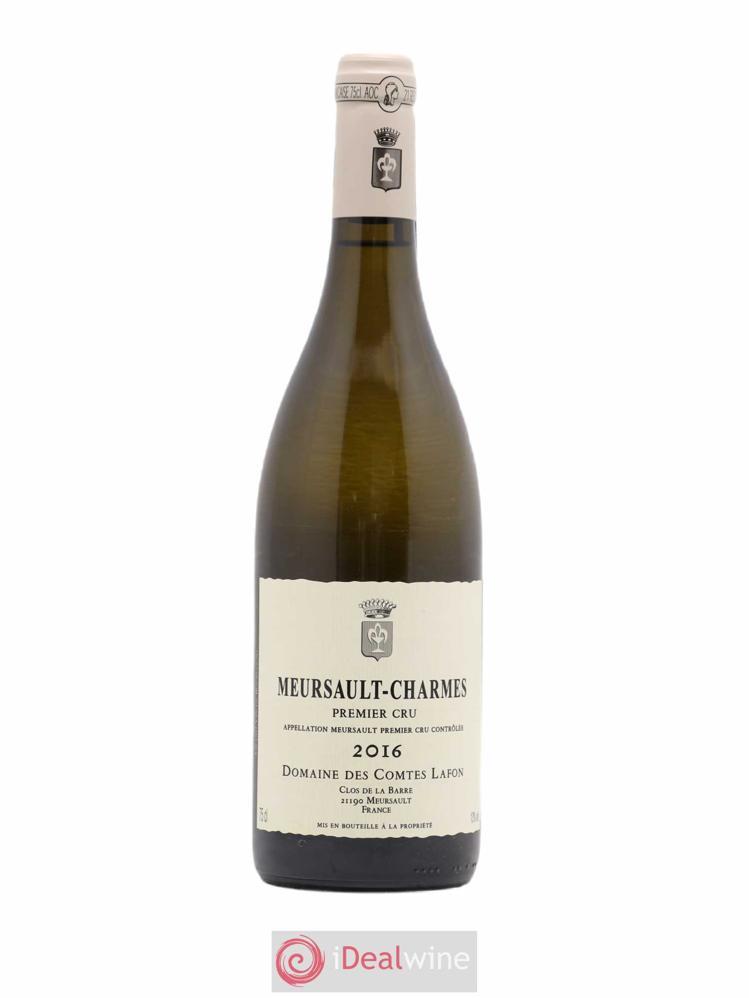 Meursault 1er Cru Charmes Comtes Lafon (Domaine des) 2016 - Lot de 1 bouteille - 0