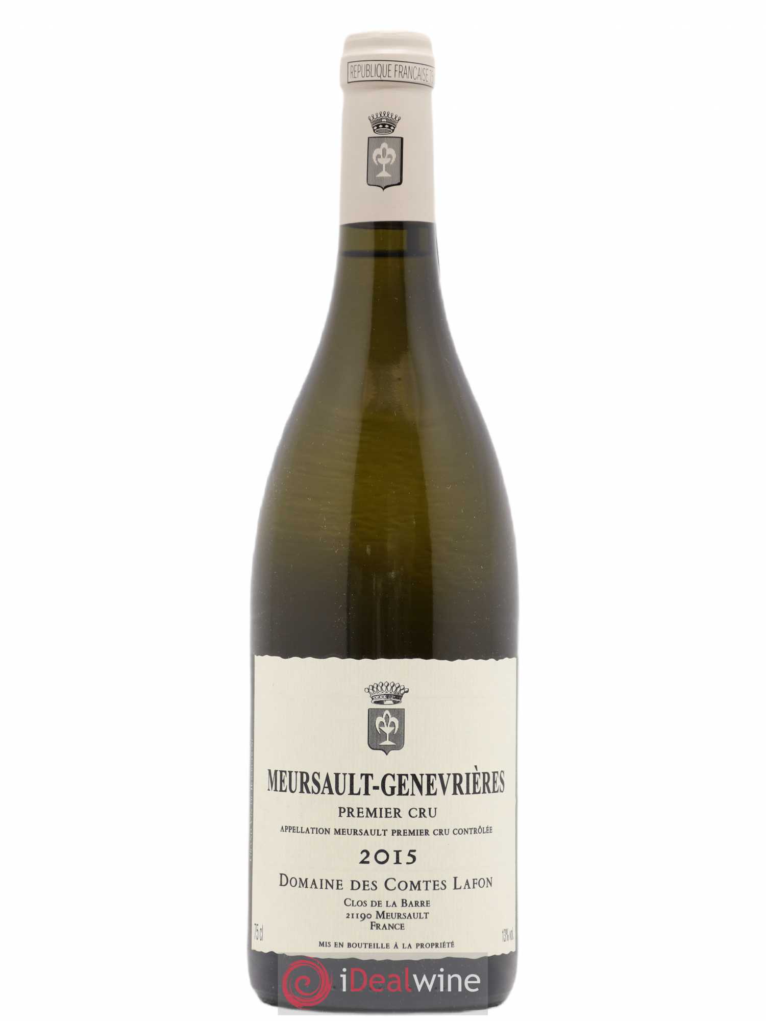 Meursault 1er Cru Genevrières Comtes Lafon (Domaine des) 2015 - Lot de 1 bouteille - 0