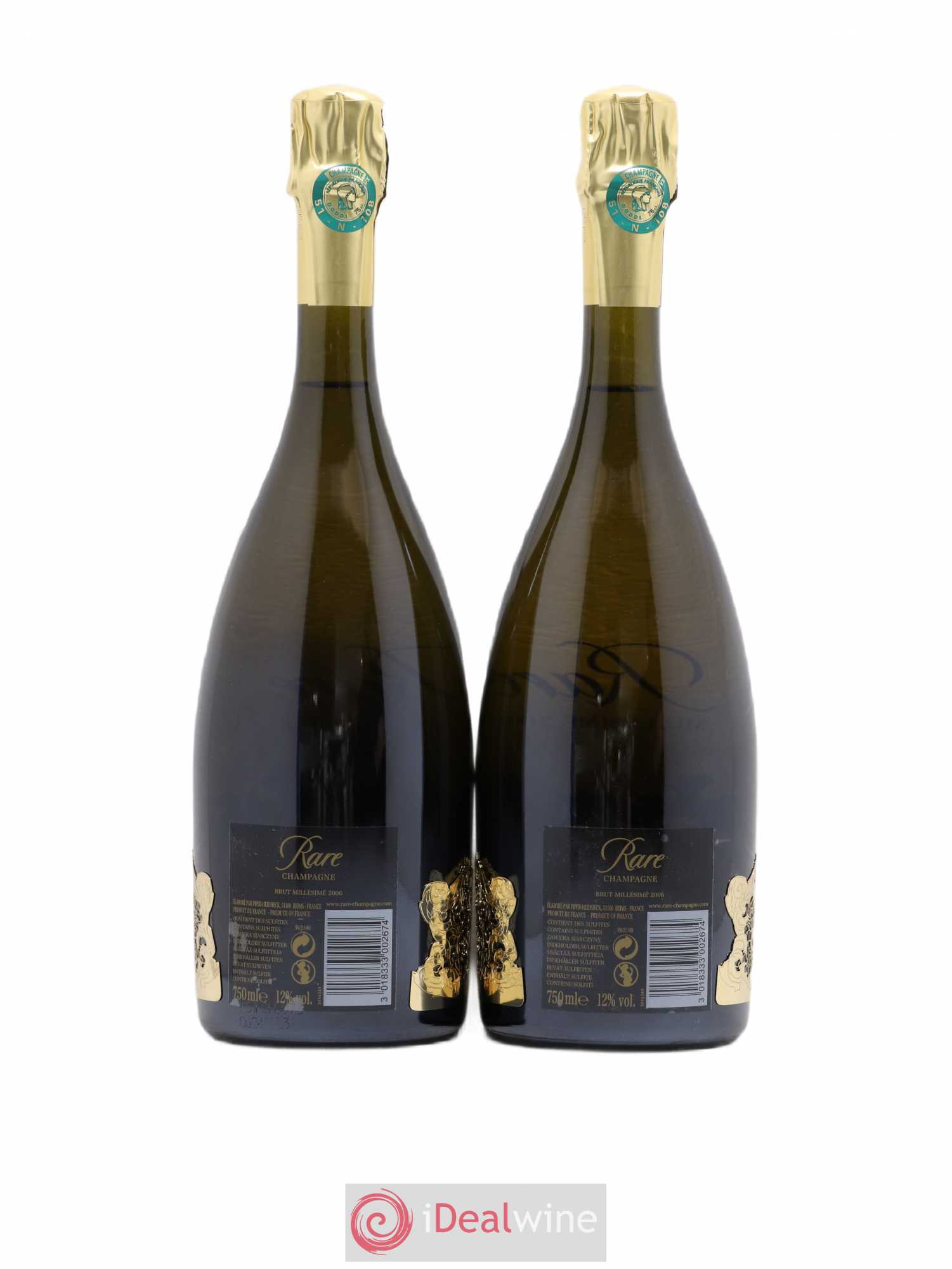 Rare Piper Heidsieck 2006 - Lot de 2 bouteilles - 1
