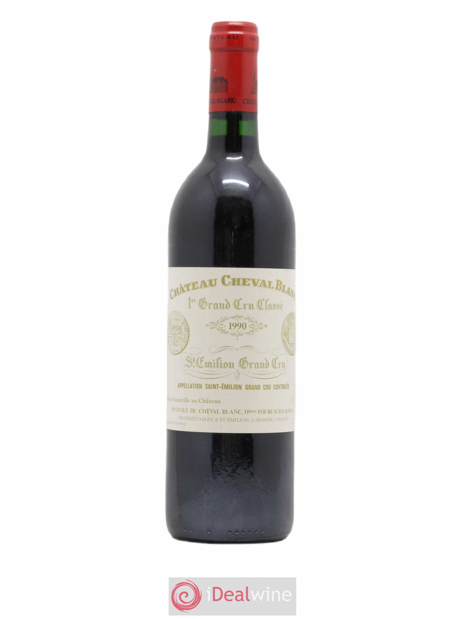 Château Cheval Blanc 1er Grand Cru Classé A 1990 - Lot de 1 bouteille - 0