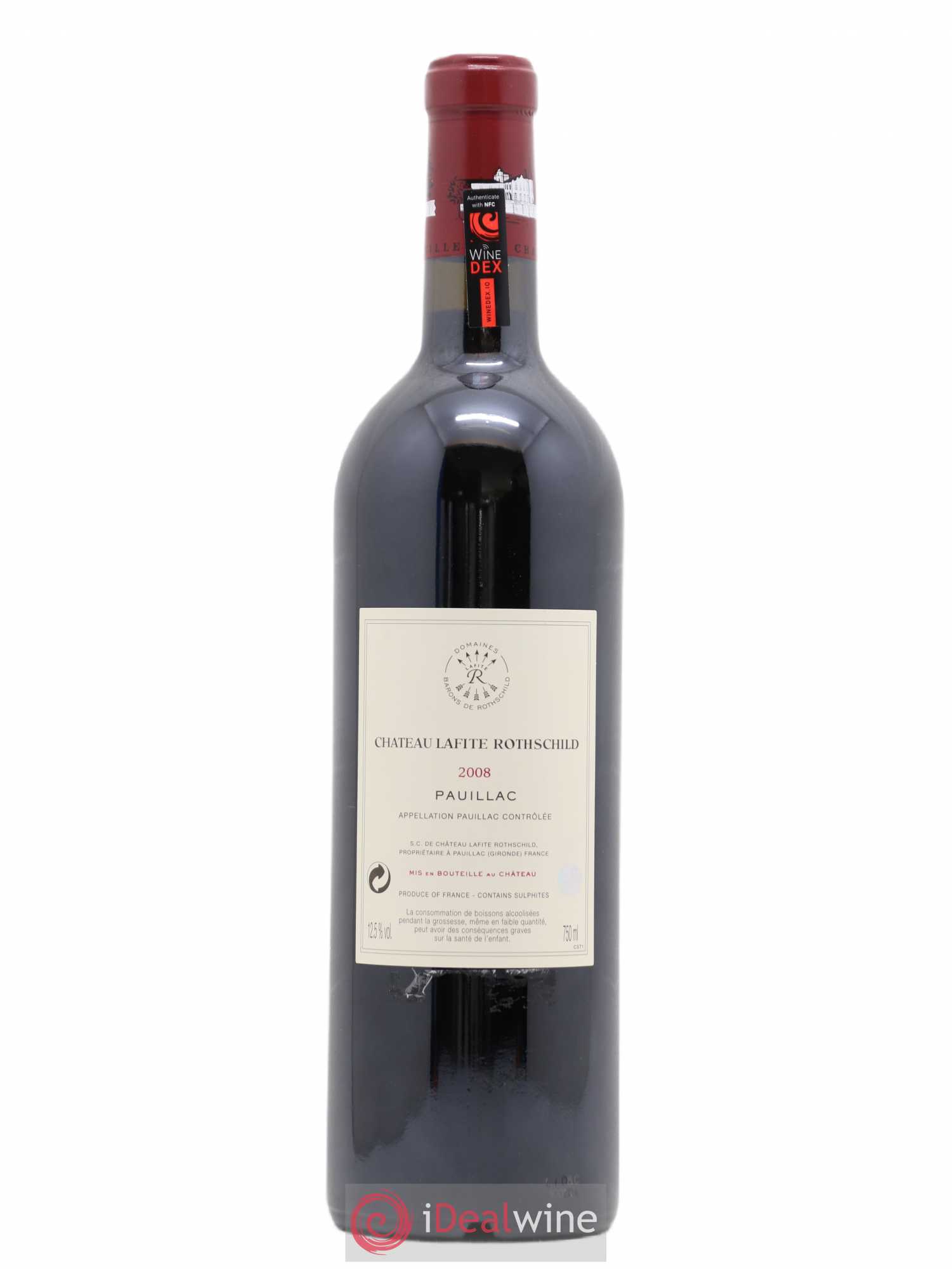 Château Lafite Rothschild 1er Grand Cru Classé 2008 - Lot de 1 bouteille - 1