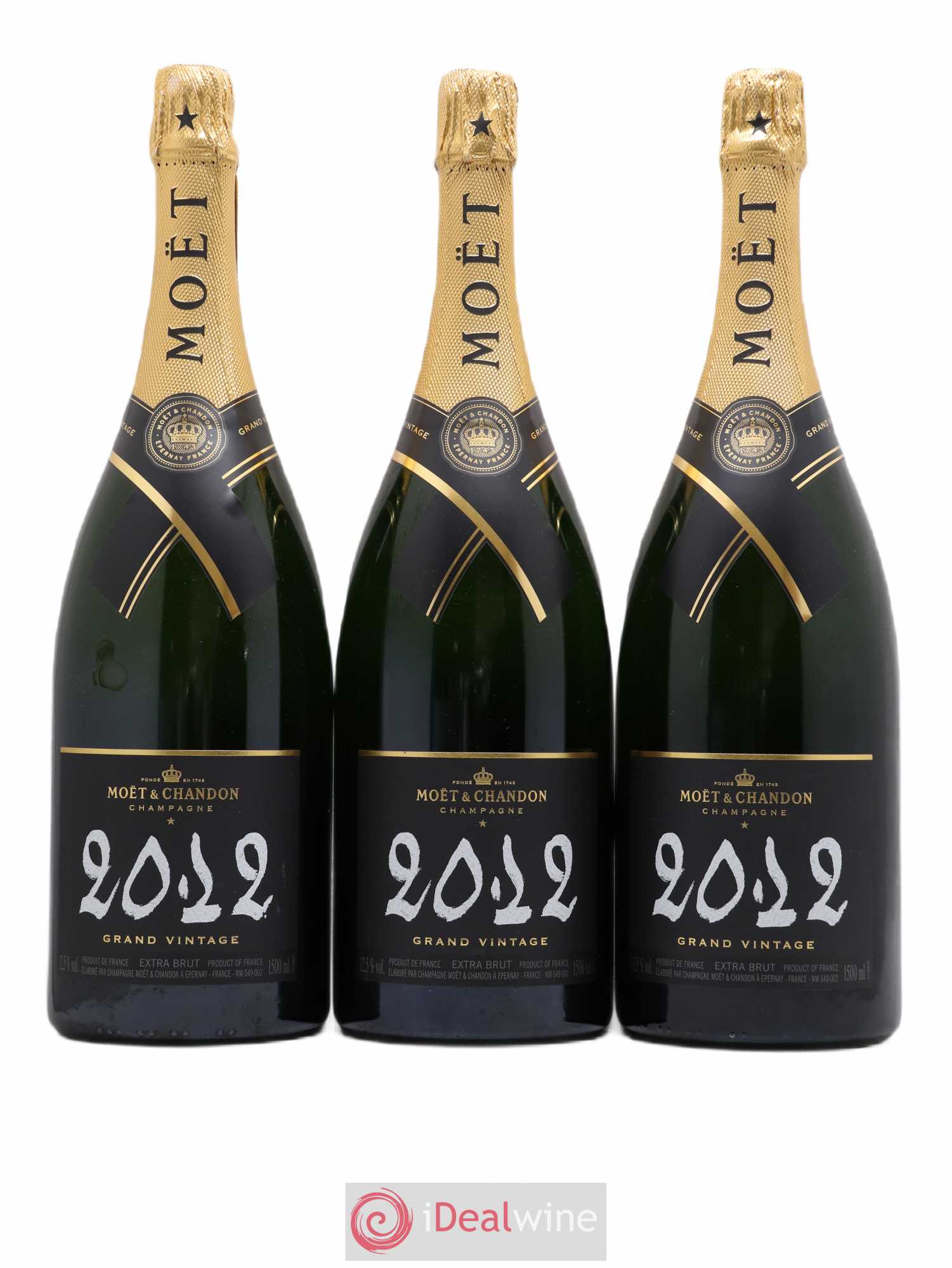 Grand Vintage Moët et Chandon 2012 - Lot de 3 magnums - 0