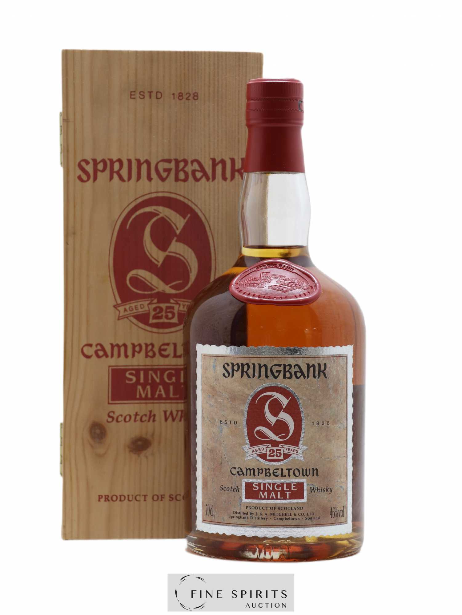 Springbank 25 years Of. Dumpy Red Wax - Posten von 1 Flasche - 0