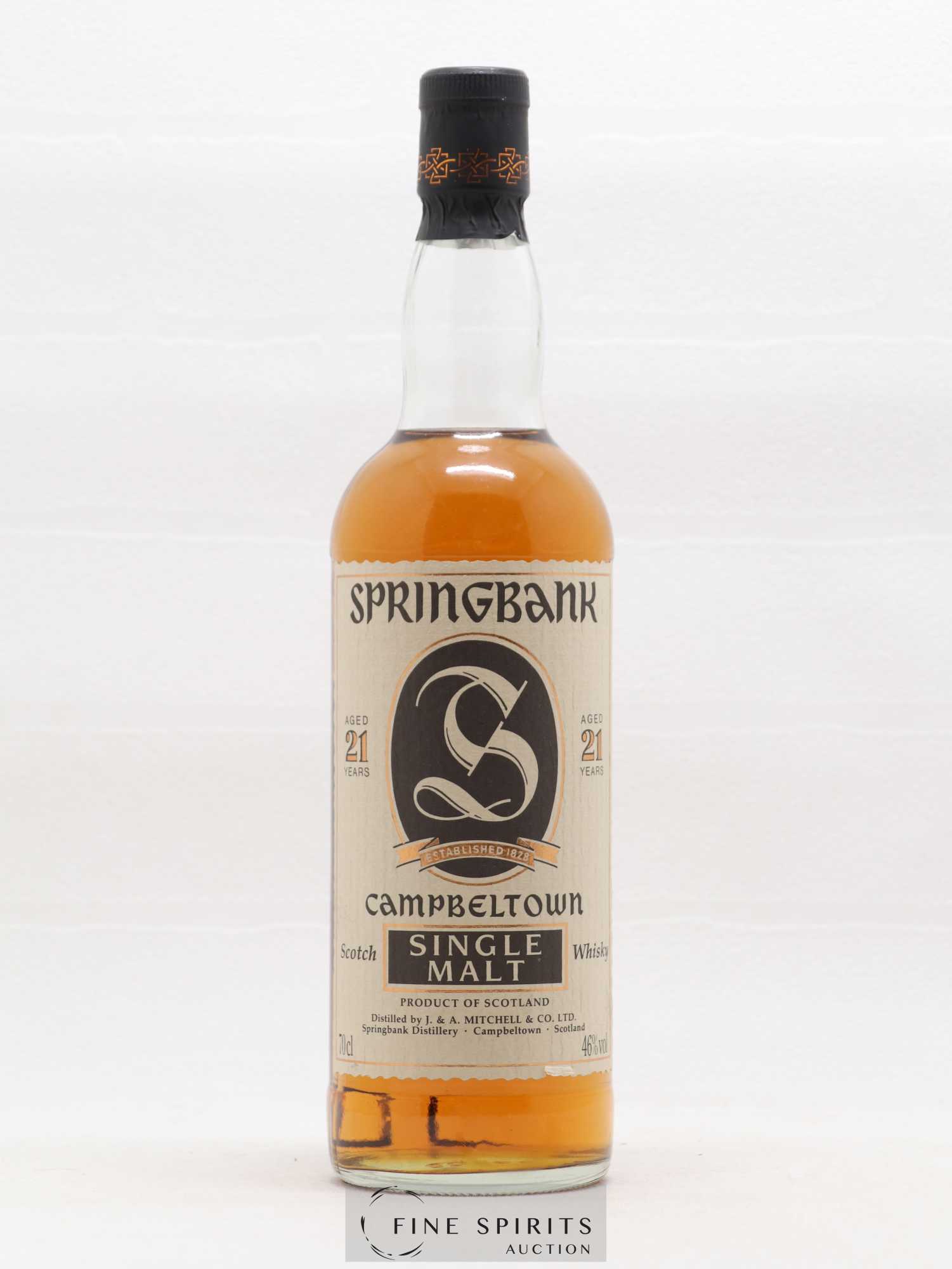 Springbank 21 years Of. Parchment Label - Posten von 1 Flasche - 1