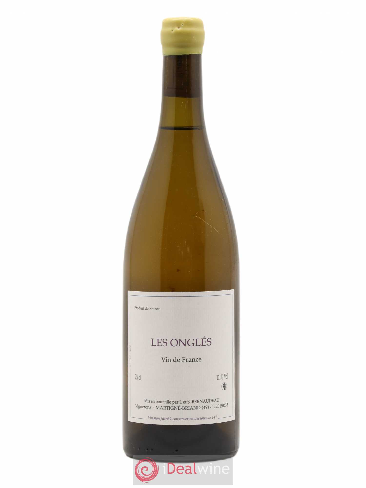 Vin de France Les Onglés Stéphane Bernaudeau 2015 - Lot de 1 bouteille - 0