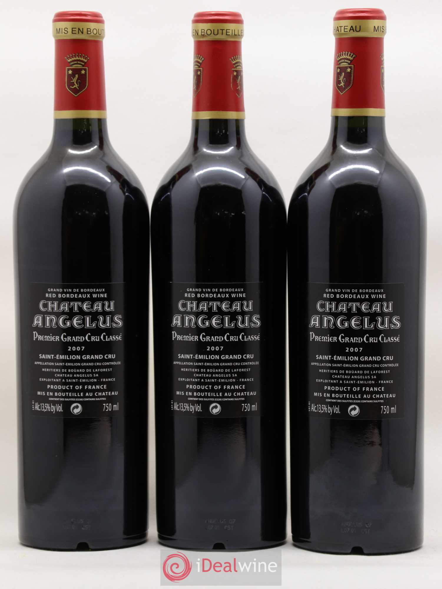 Château Angélus 1er Grand Cru Classé A 2007 - Lot de 6 bouteilles - 4