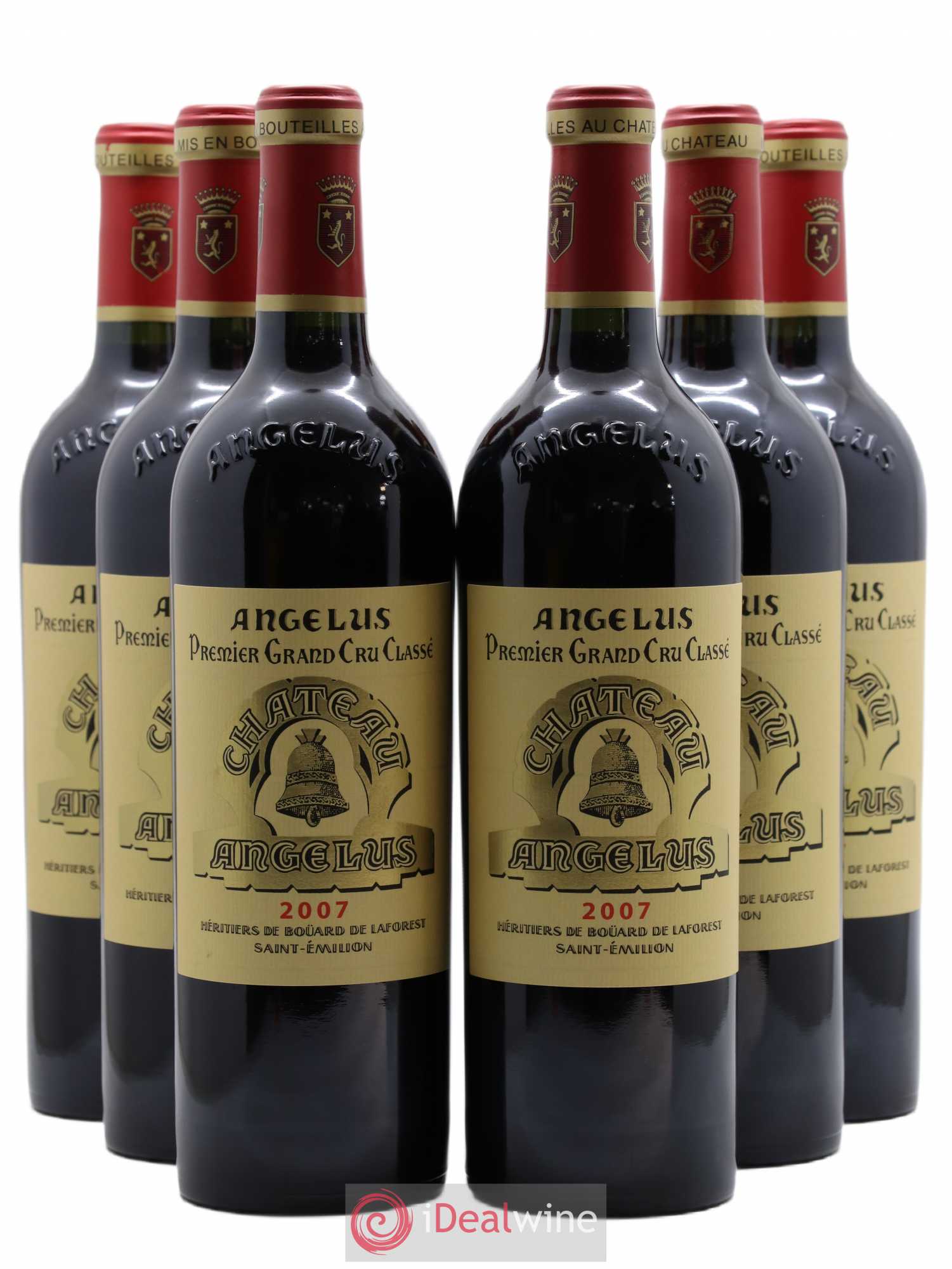 Château Angélus 1er Grand Cru Classé A 2007 - Lot de 6 bouteilles - 0