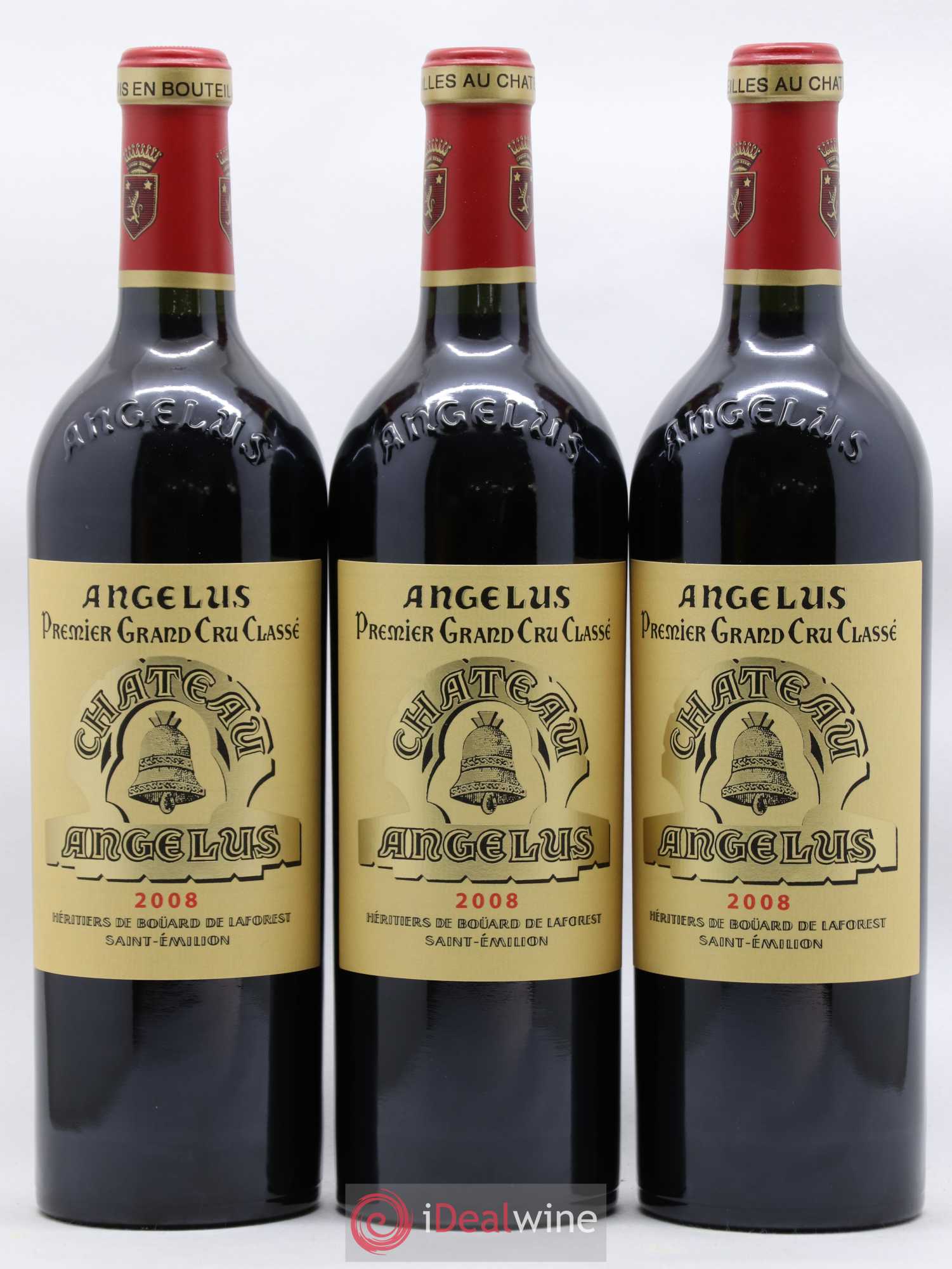 Château Angélus 1er Grand Cru Classé A 2008 - Lot de 6 bouteilles - 1