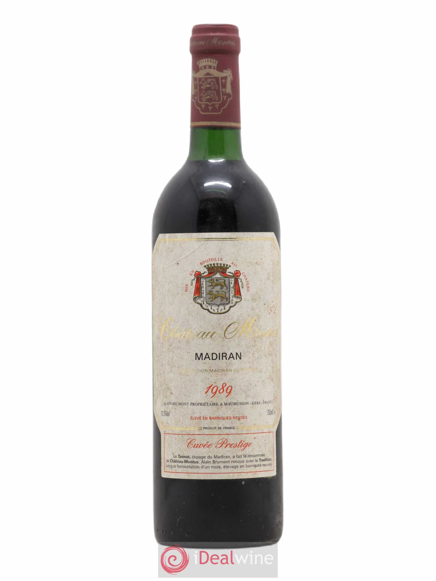 Madiran Château Montus-Prestige Alain Brumont 1989 - Lot de 1 bouteille - 0