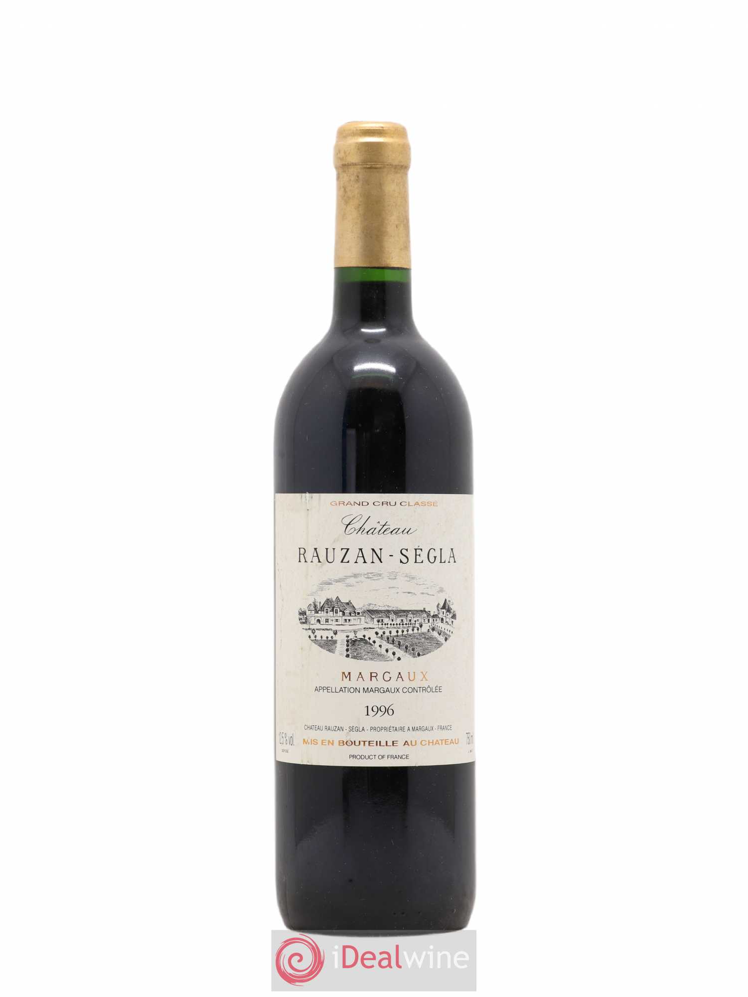 Château Rauzan Ségla Grand Cru Classé 1996 - Lot de 1 bouteille - 0