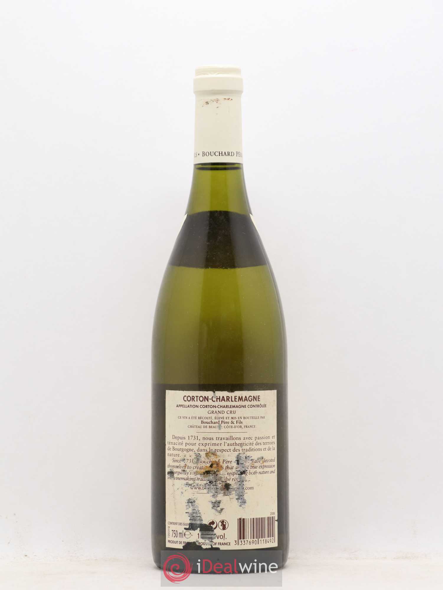 Corton-Charlemagne Grand Cru Bouchard Père & Fils 2006 - Lot de 1 bouteille - 1