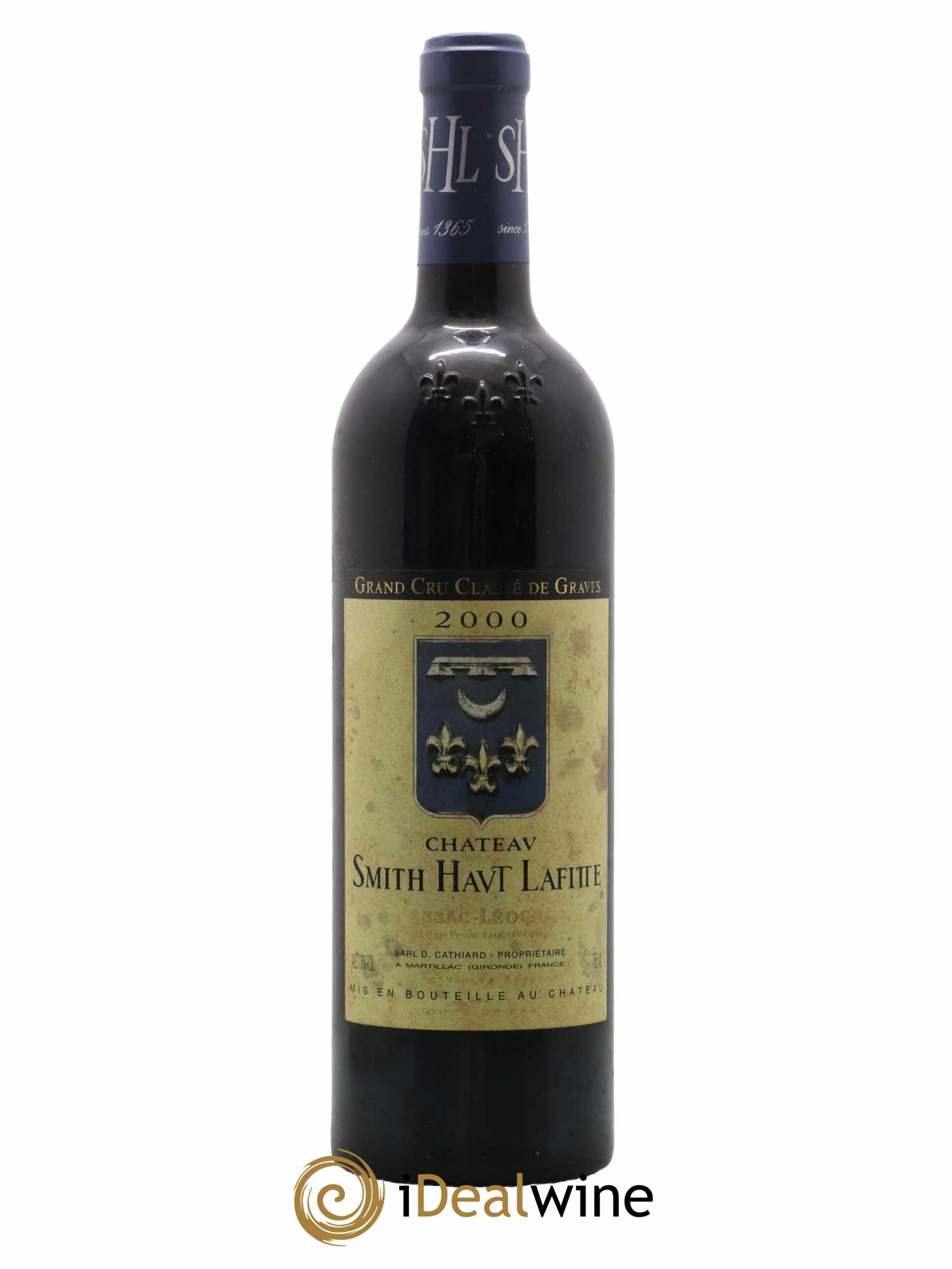 Château Smith Haut Lafitte Cru Classé de Graves 2000 - Lot de 1 bouteille - 0