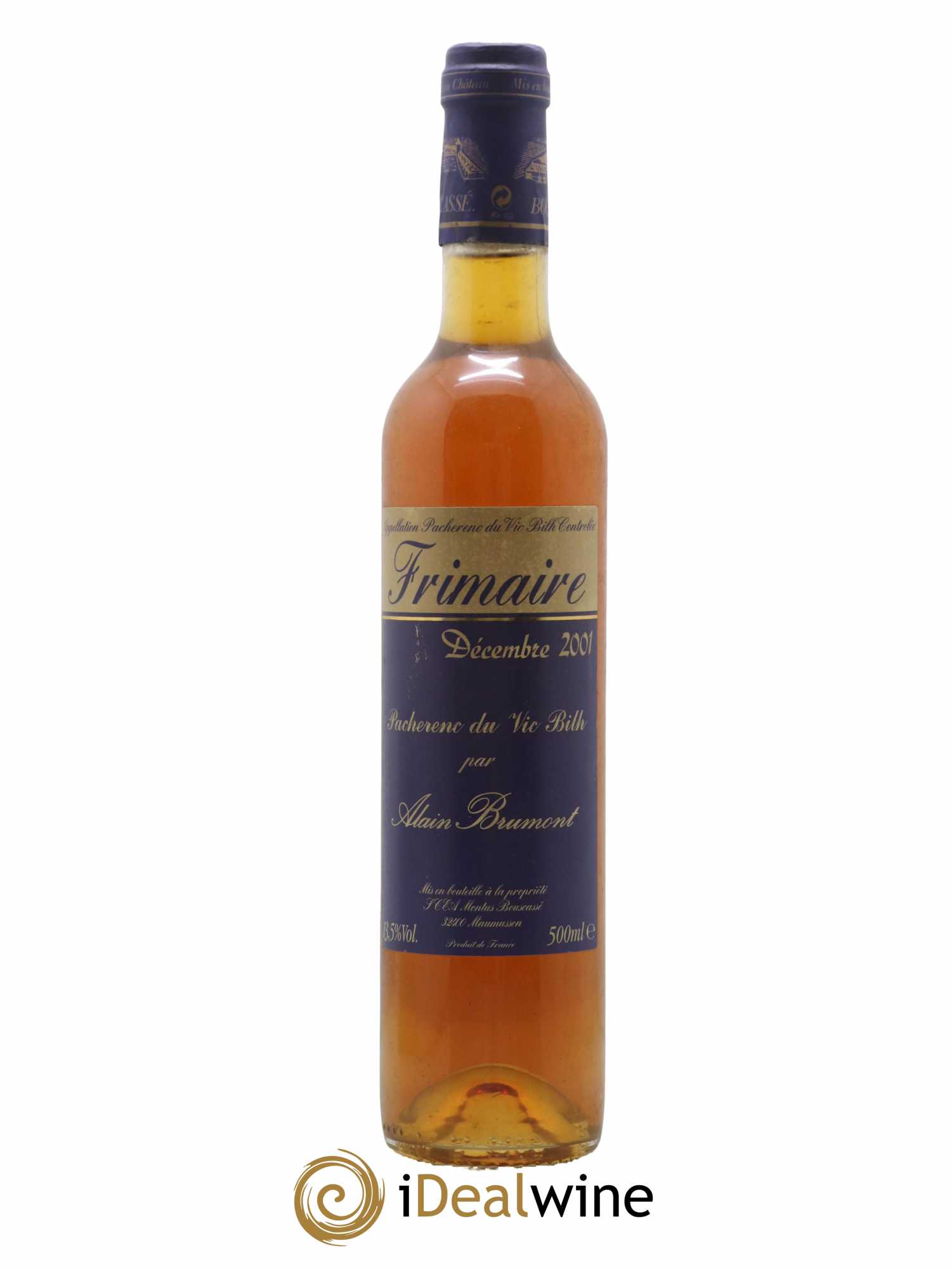 Pacherenc du Vic-Bilh Château Bouscassé Frimaire Alain Brumont 2001 - Lotto di 1 bottiglia - 0