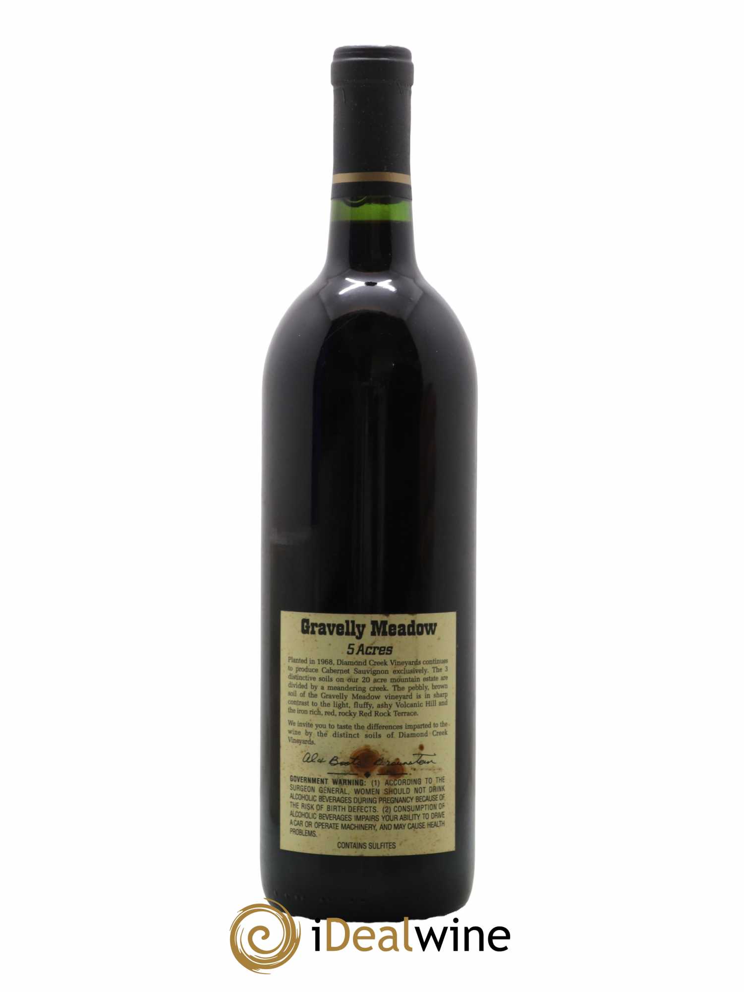 USA Napa Valley Diamond Creel Gravelly Meadow 2007 - Lot de 1 bouteille - 1