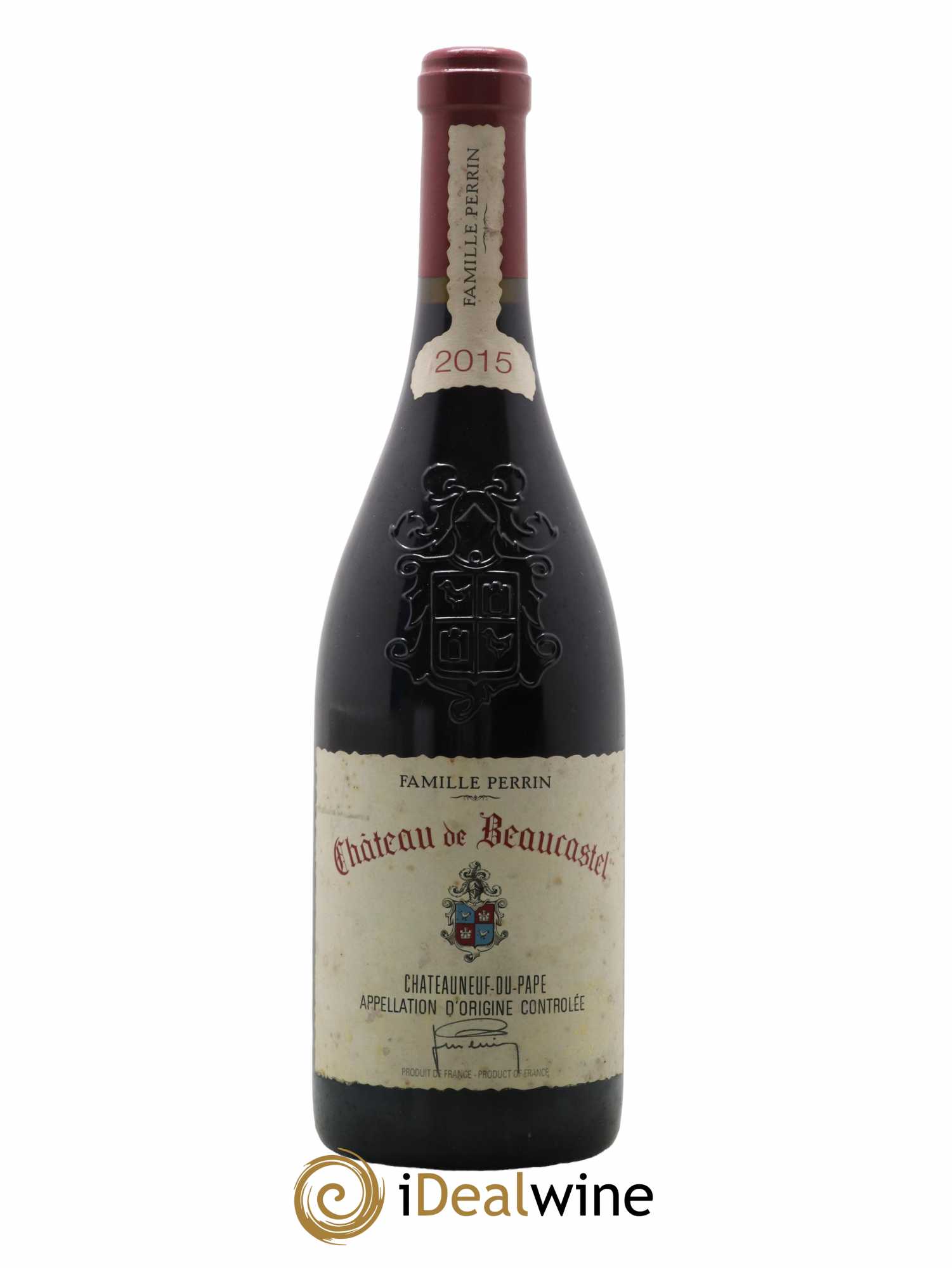 Châteauneuf-du-Pape Château de Beaucastel Famille Perrin 2015 - Lot de 1 bouteille - 0