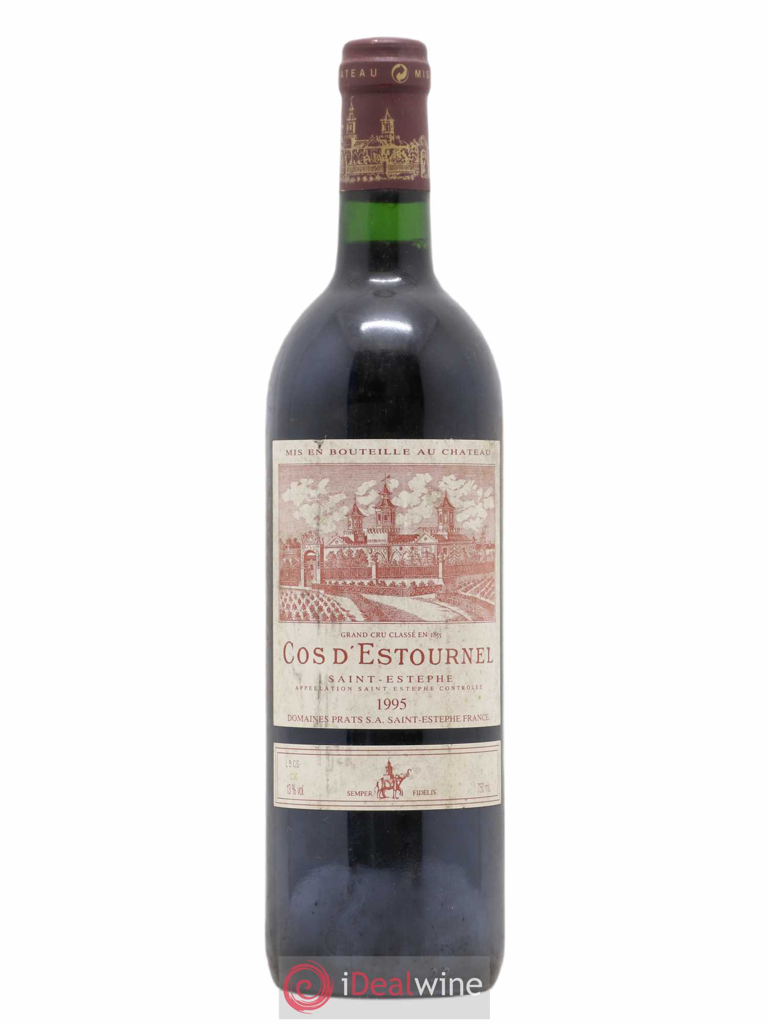 Cos d'Estournel 2ème Grand Cru Classé 1995 - Lot de 1 bouteille - 0