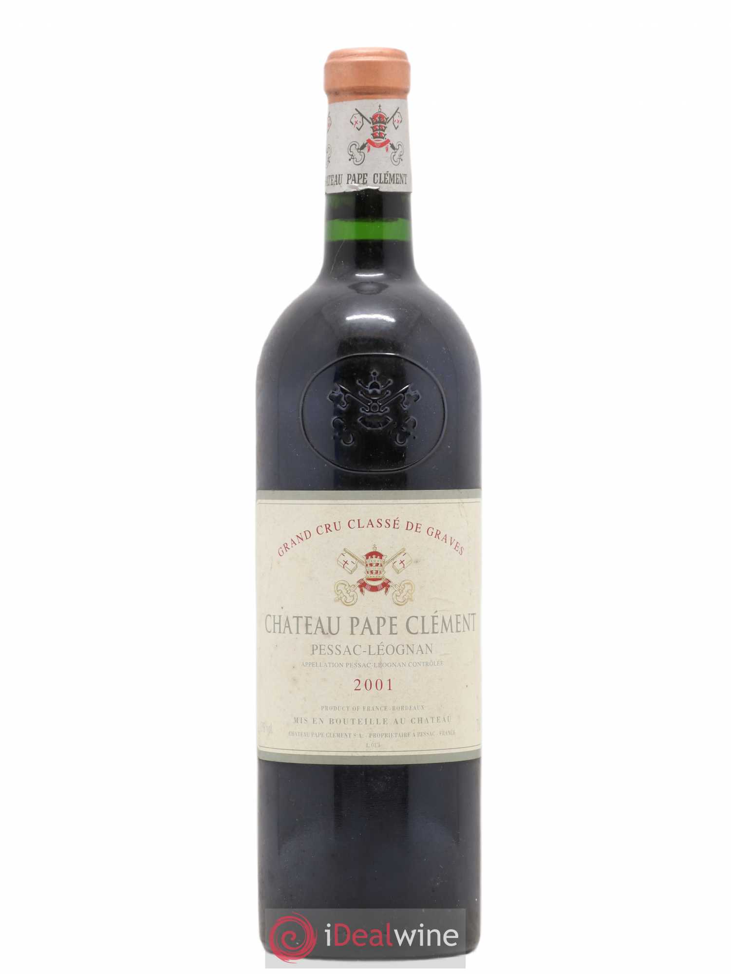 Château Pape Clément Cru Classé de Graves 2001 - Lot de 1 bouteille - 0