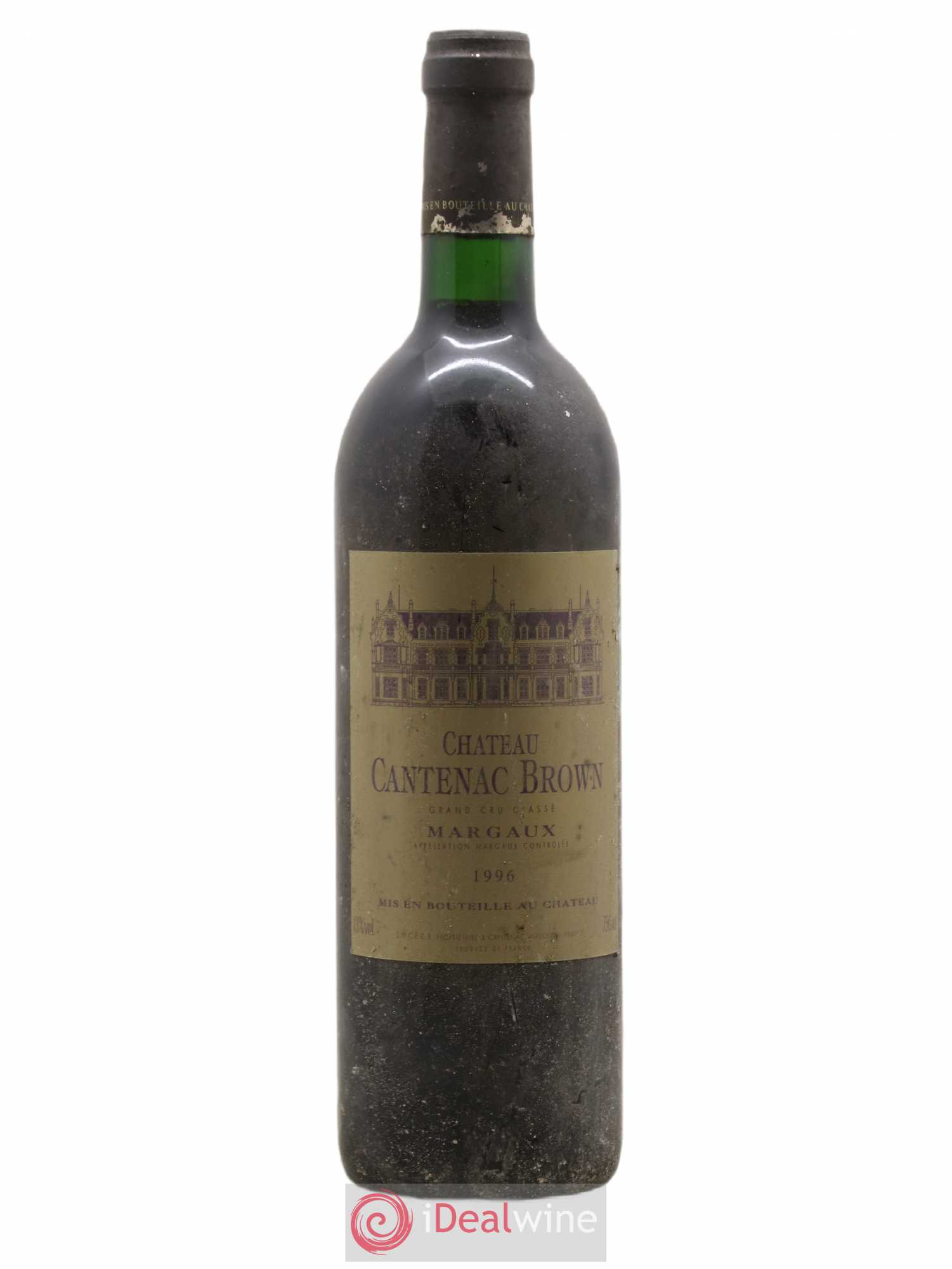 Château Cantenac Brown 3ème Grand Cru Classé 1996 - Lot de 1 bouteille - 0