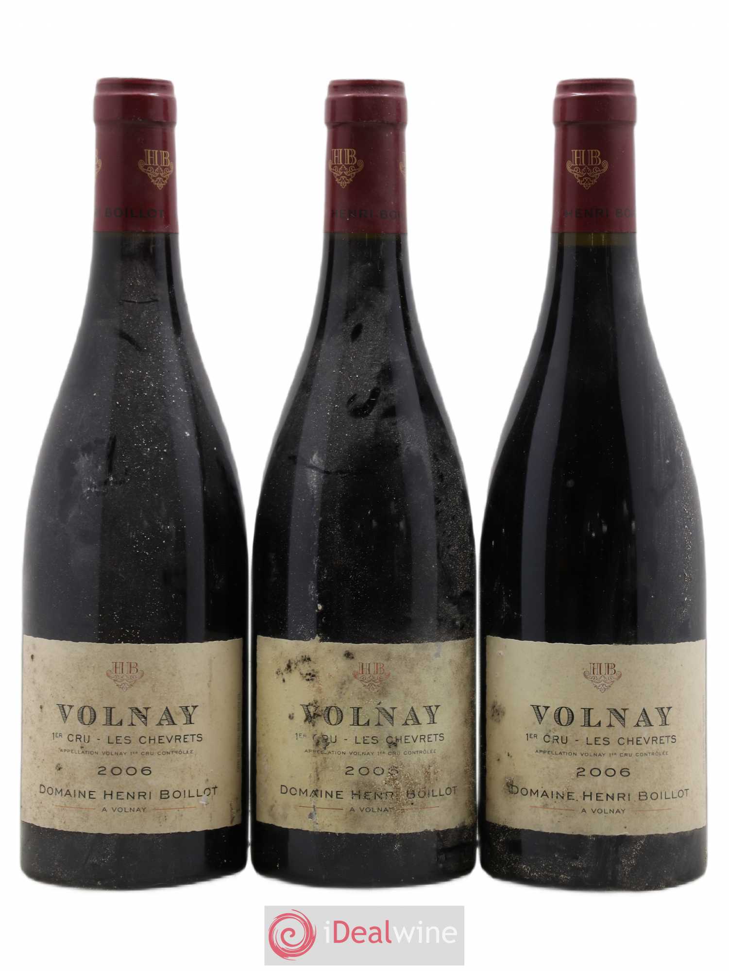 Volnay 1er Cru Les Chevrets Henri Boillot (Domaine) 2006 - Lot de 3 bouteilles - 0