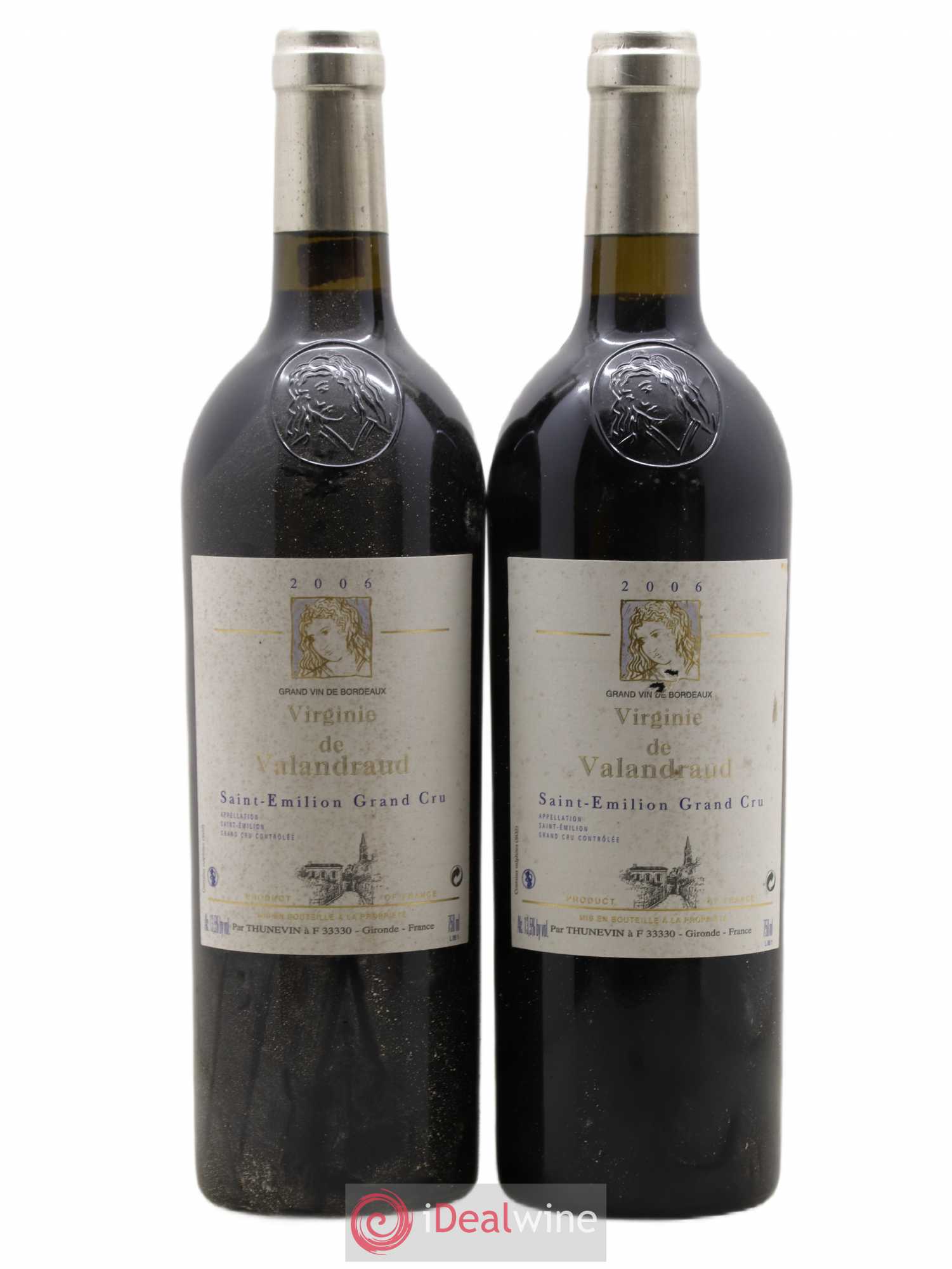 Virginie de Valandraud (sans prix de réserve) 2006 - Lot de 2 bouteilles - 0