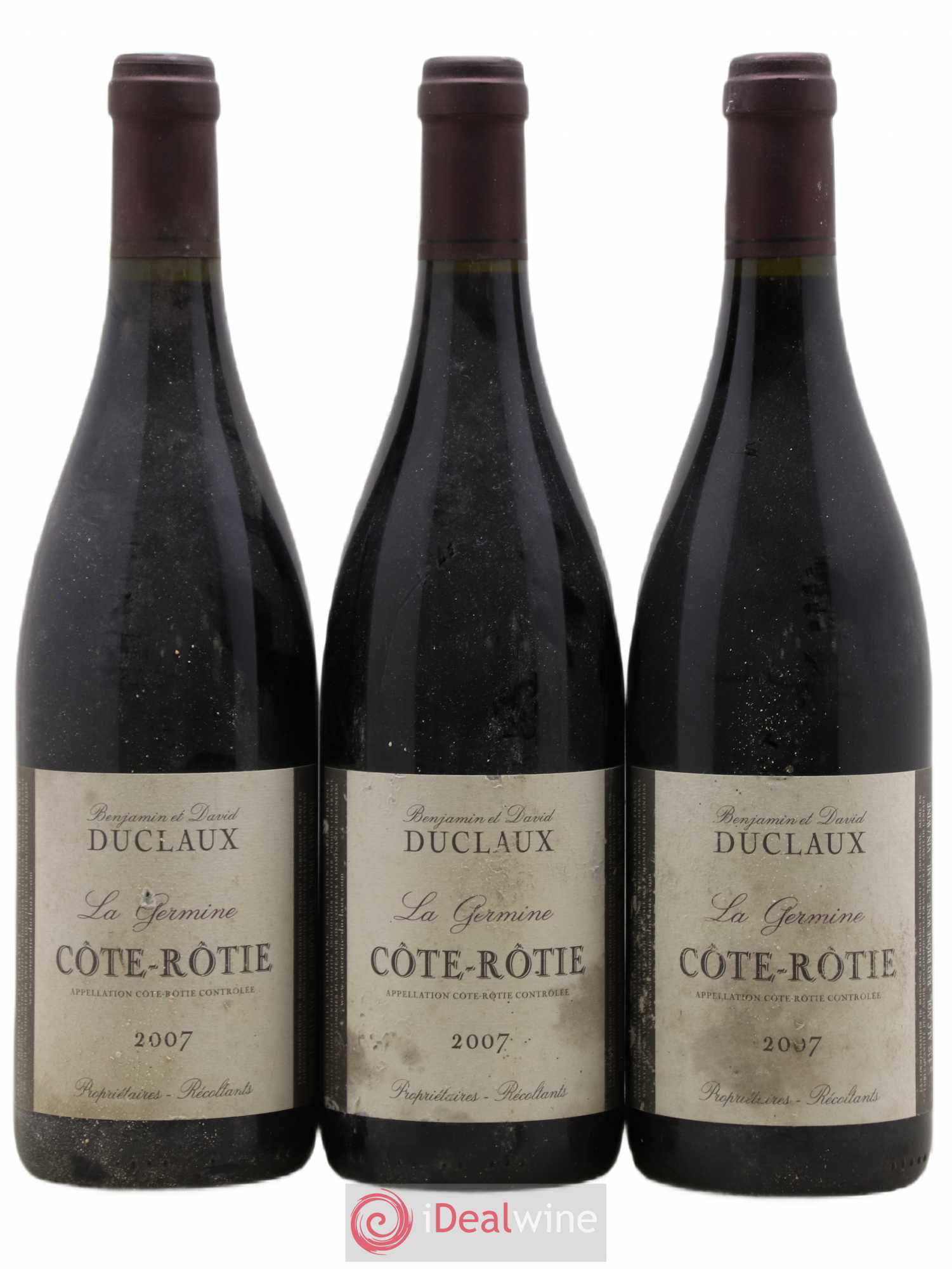 Côte-Rôtie La Germine Domaine Duclaux 2007 - Lot de 3 bouteilles - 0