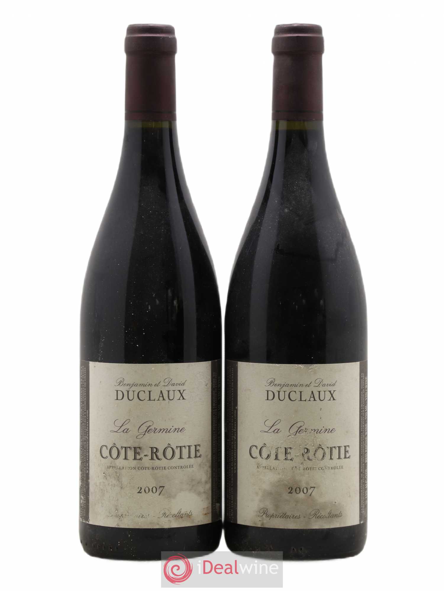 Côte-Rôtie La Germine Domaine Duclaux 2007 - Lot de 2 bouteilles - 0
