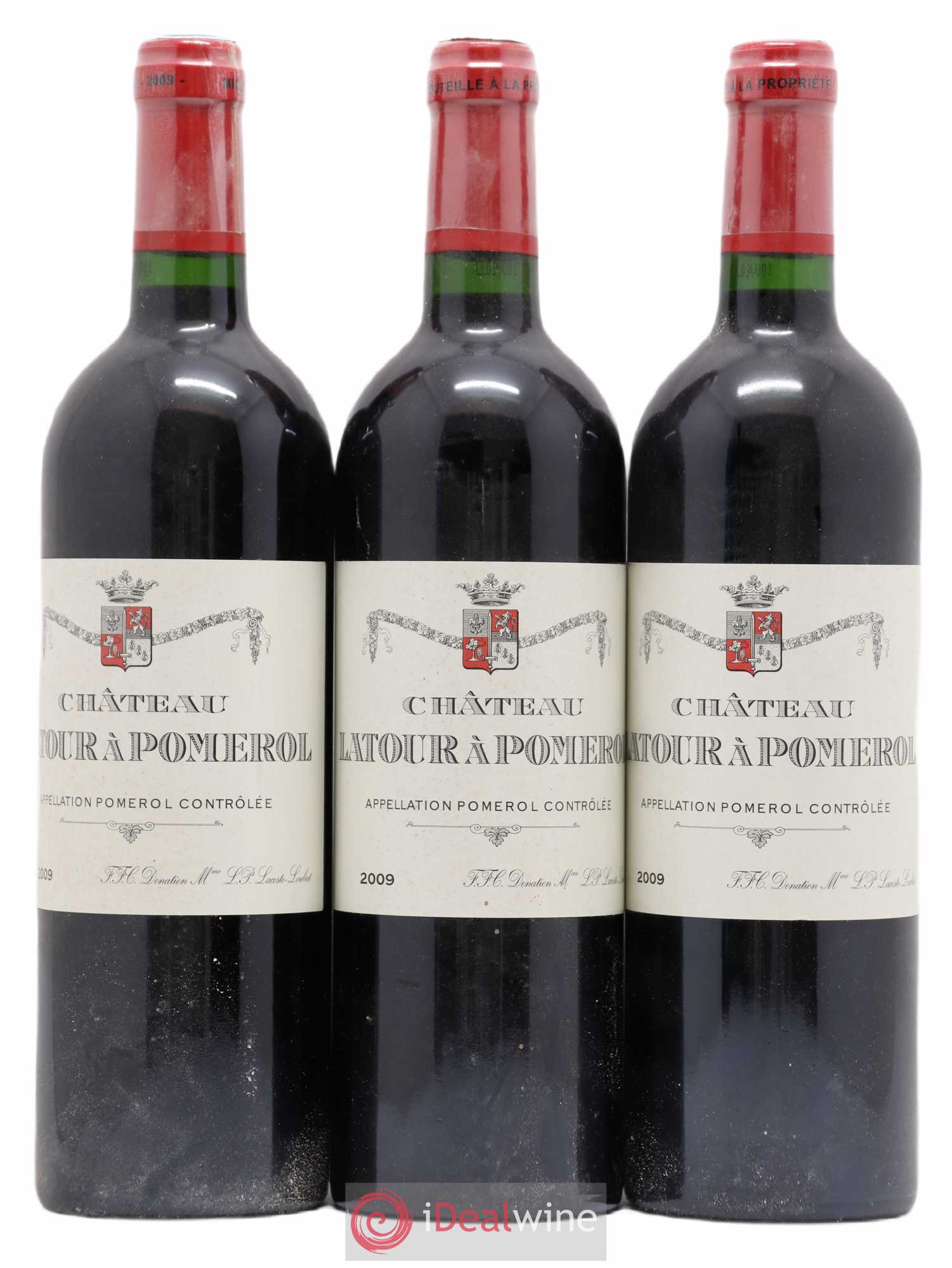 Château Latour à Pomerol 2009 - Lot de 3 bouteilles - 0