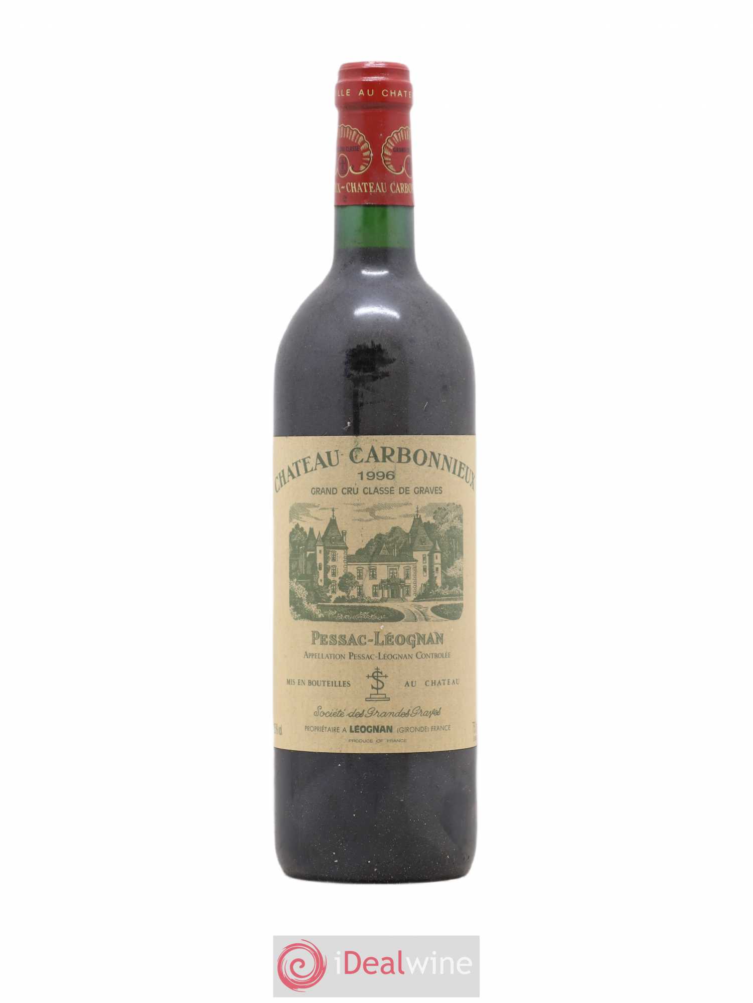 Château Carbonnieux Cru Classé de Graves 1996 - Lot de 1 bouteille - 0
