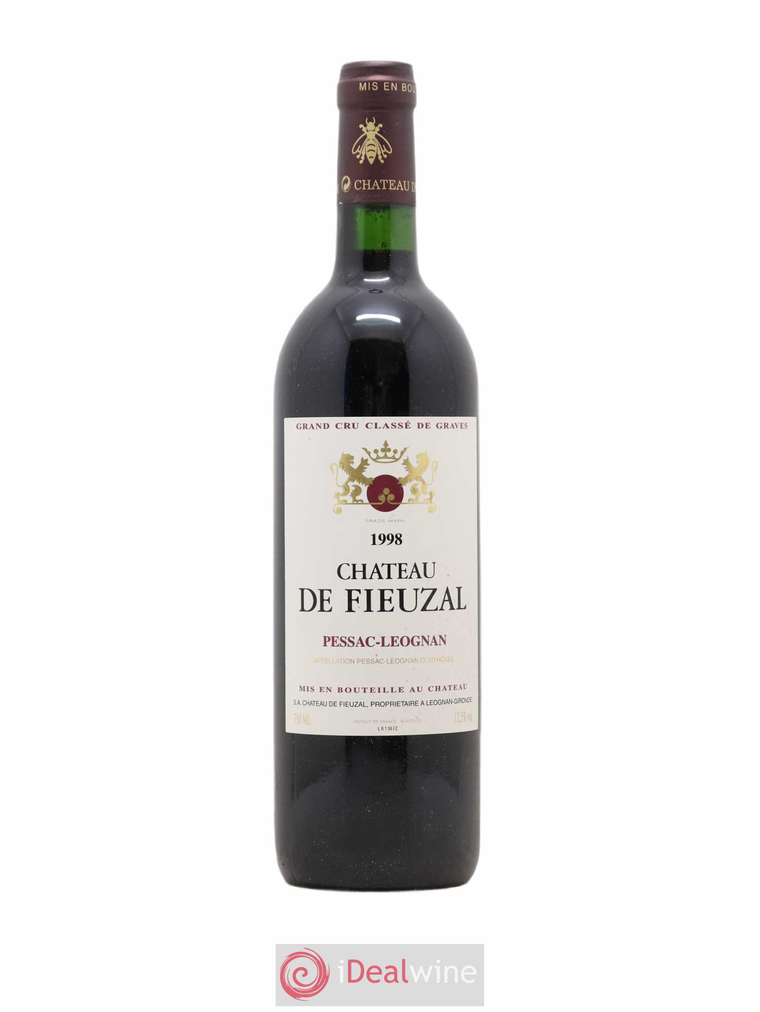 Château de Fieuzal Cru Classé de Graves 1998 - Lot de 1 bouteille - 0