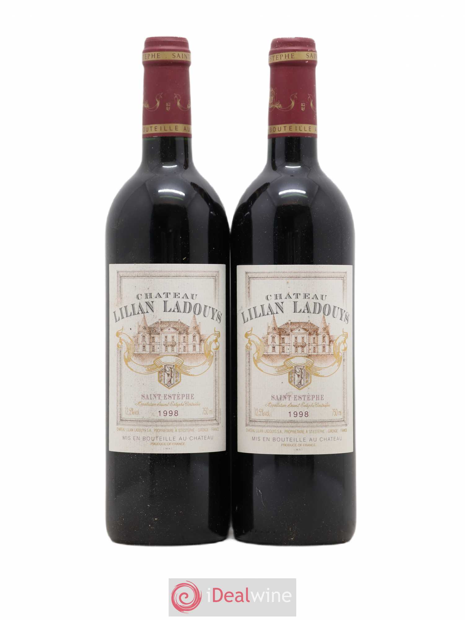 Château Lilian Ladouys Cru Bourgeois 1997 - Lot de 2 bouteilles - 0