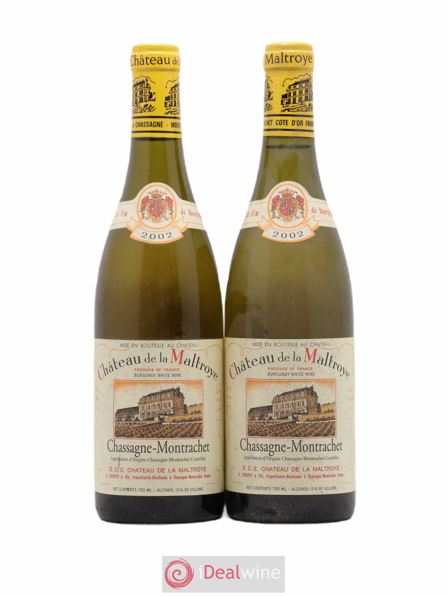 Chassagne-Montrachet Château de la Maltroye 2002 - Lot de 2 bouteilles - 0