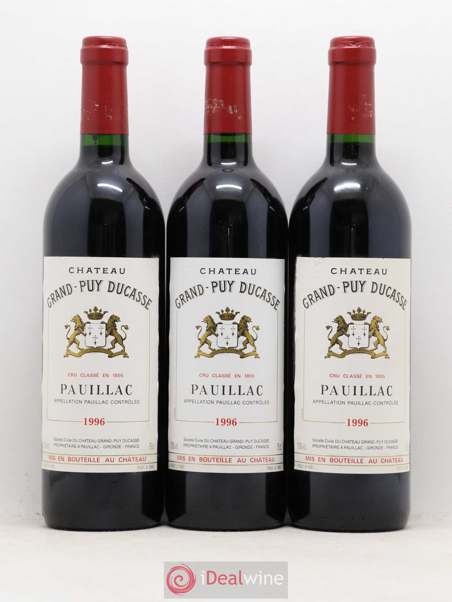 Château Grand Puy Ducasse 5ème Grand Cru Classé 1996 - Posten von 6 Flaschen - 2