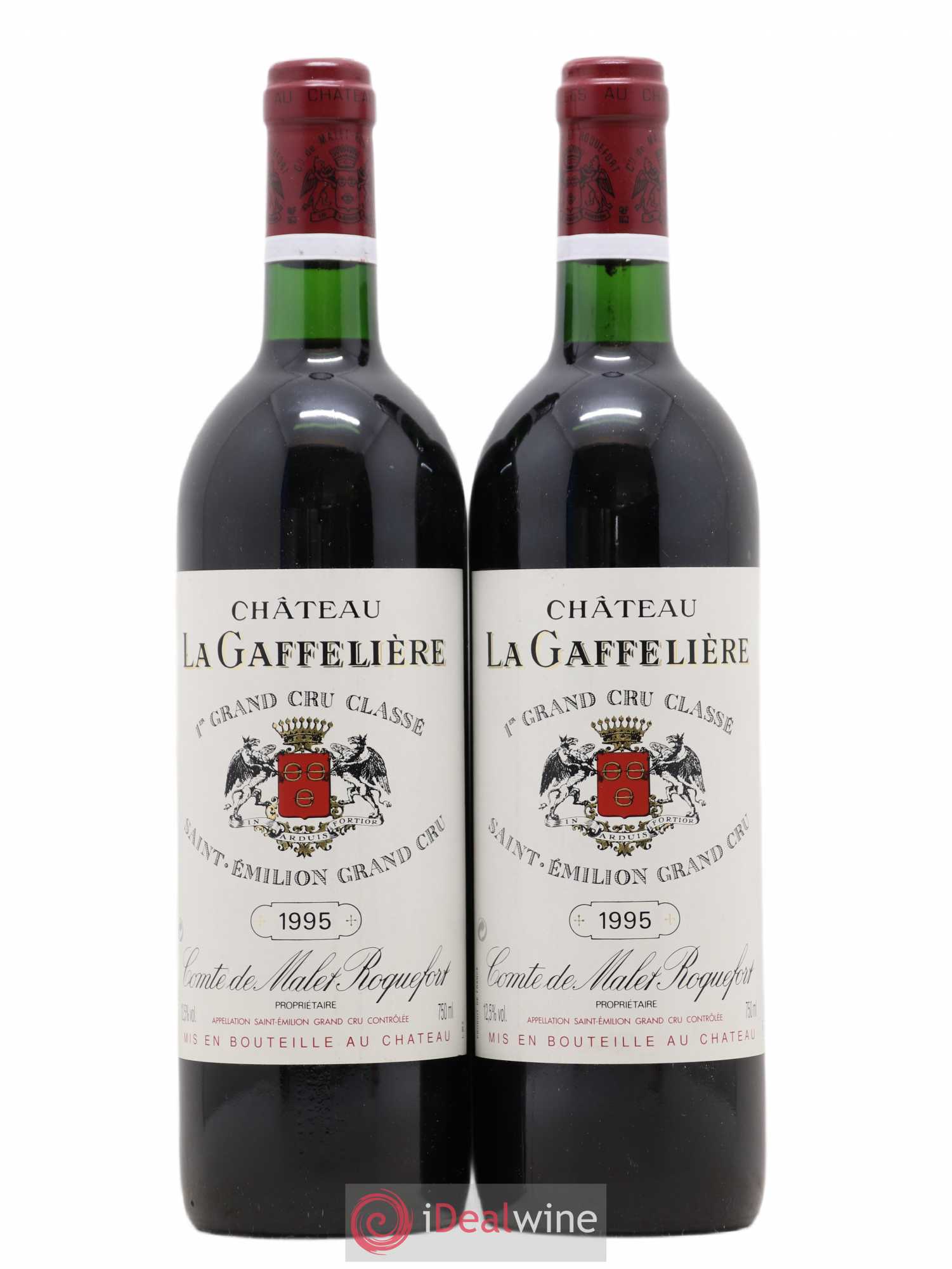 Château la Gaffelière 1er Grand Cru Classé B 1995 - Lot de 2 bouteilles - 0