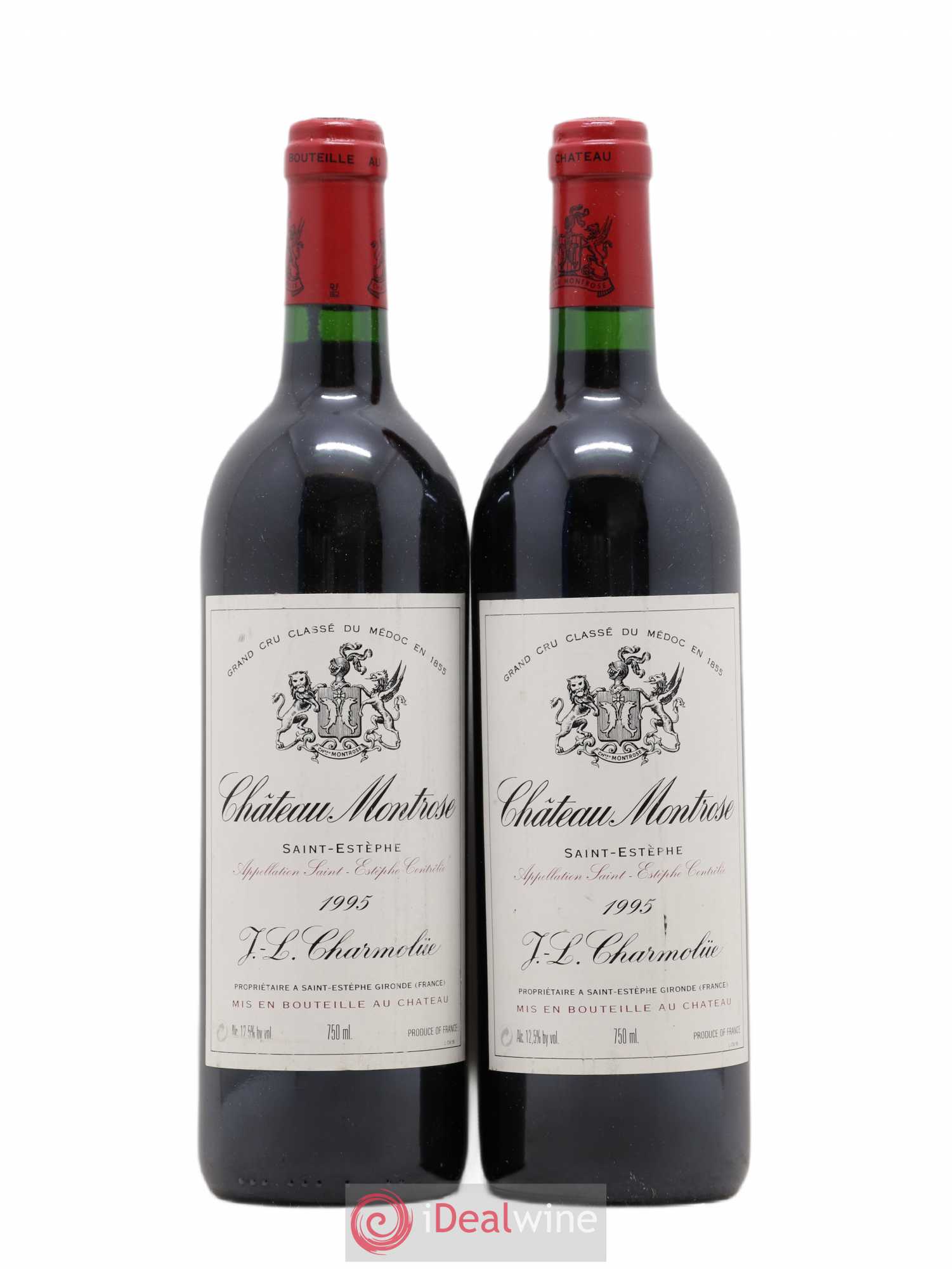 Château Montrose 2ème Grand Cru Classé 1995 - Lot de 2 bouteilles - 0