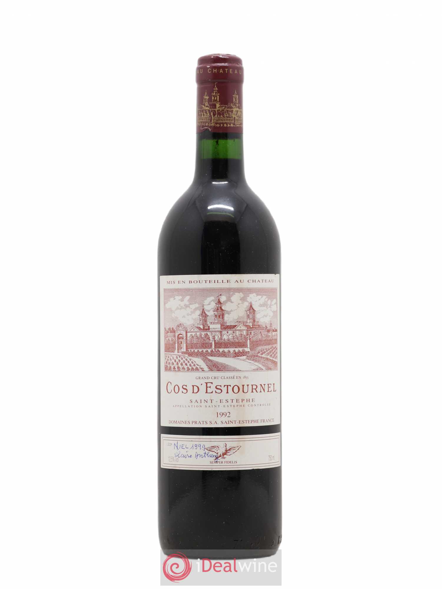 Cos d'Estournel 2ème Grand Cru Classé 1992 - Lot de 1 bouteille - 0