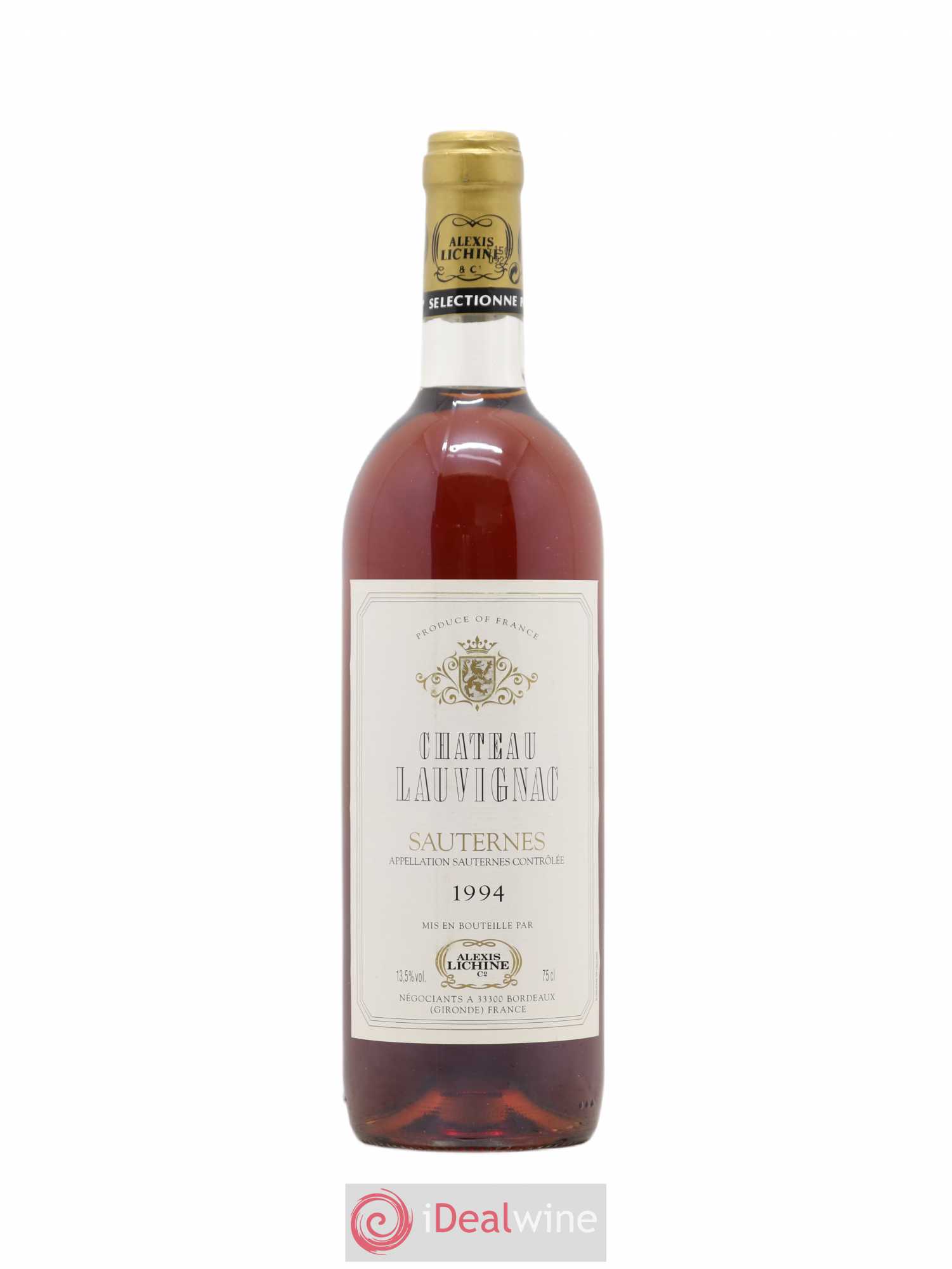 Sauternes Lauvignac 1994 - Posten von 1 Flasche - 0
