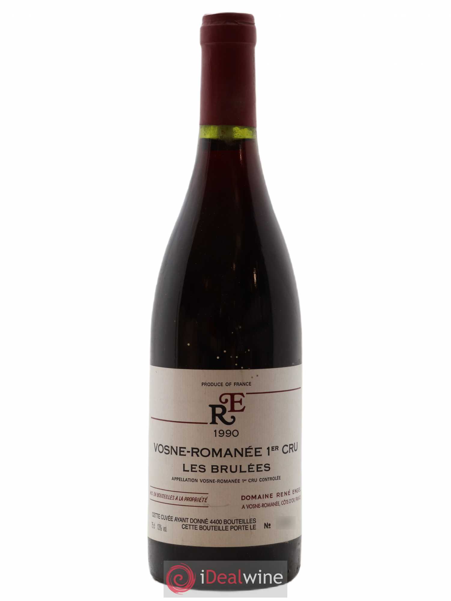 Vosne-Romanée 1er Cru Aux Brûlées Domaine René Engel - Domaine Eugénie 1990 - Lot de 1 bouteille - 0