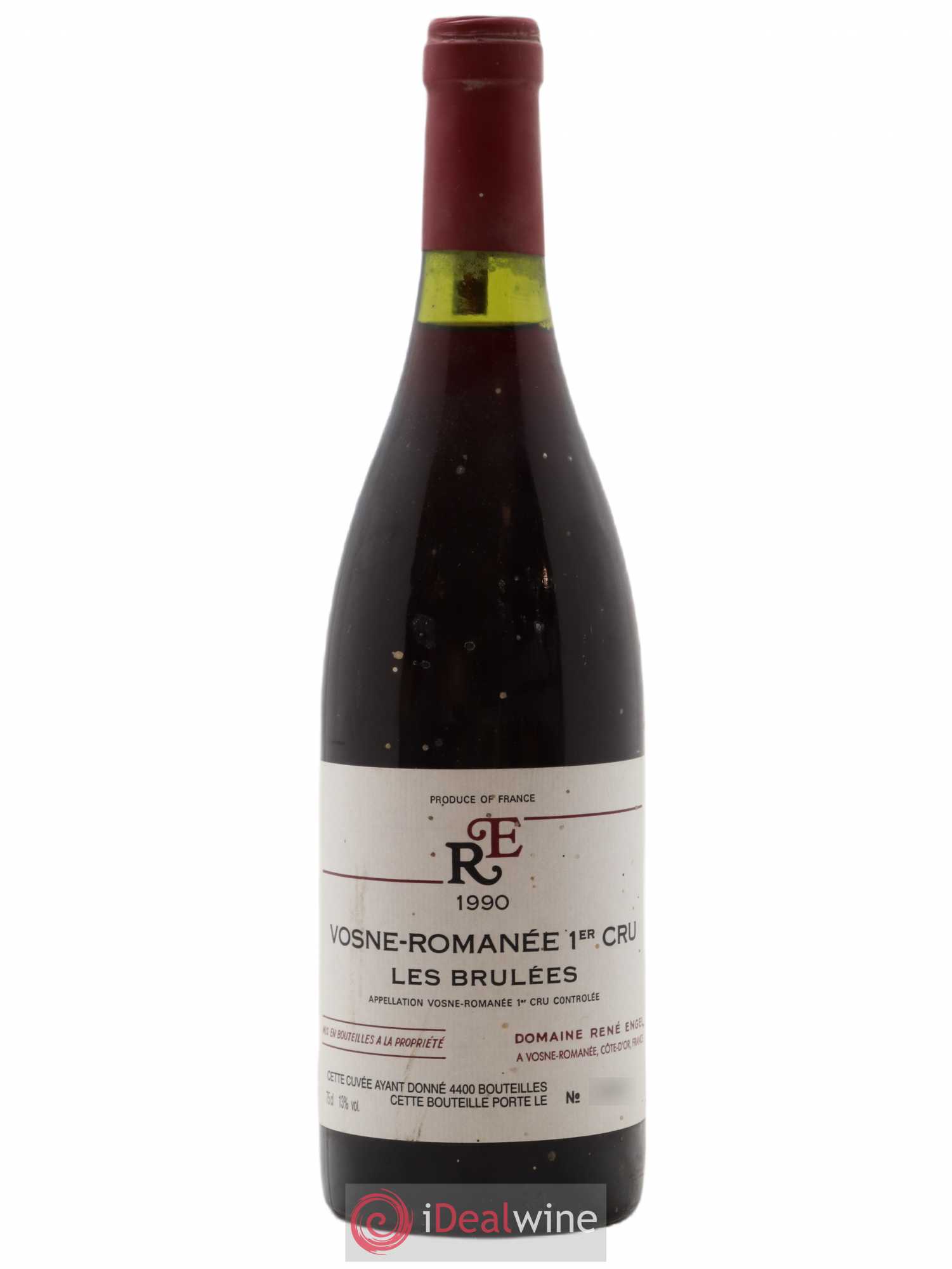 Vosne-Romanée 1er Cru Aux Brûlées Domaine René Engel - Domaine Eugénie 1990 - Lot de 1 bouteille - 0