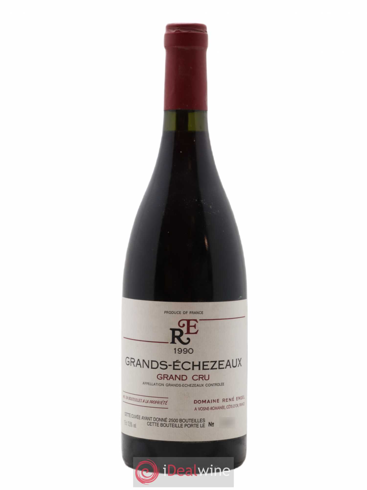 Grands-Echezeaux Grand Cru Domaine René Engel - Domaine Eugénie 1990 - Lot de 1 bouteille - 0