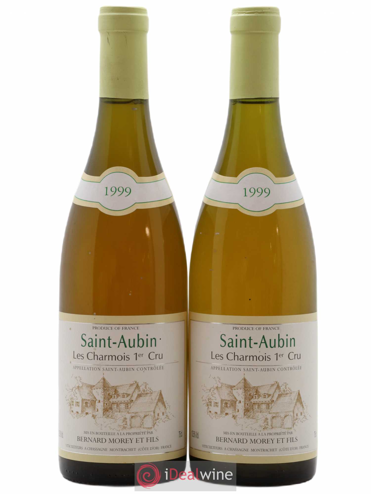 Saint-Aubin 1er Cru Les Charmois Bernard Morey 1999 - Posten von 2 Flaschen - 0