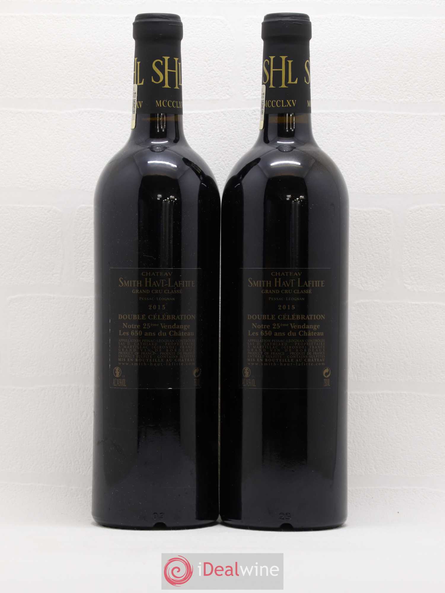 Château Smith Haut Lafitte Cru Classé de Graves 2015 - Lot de 2 bouteilles - 1