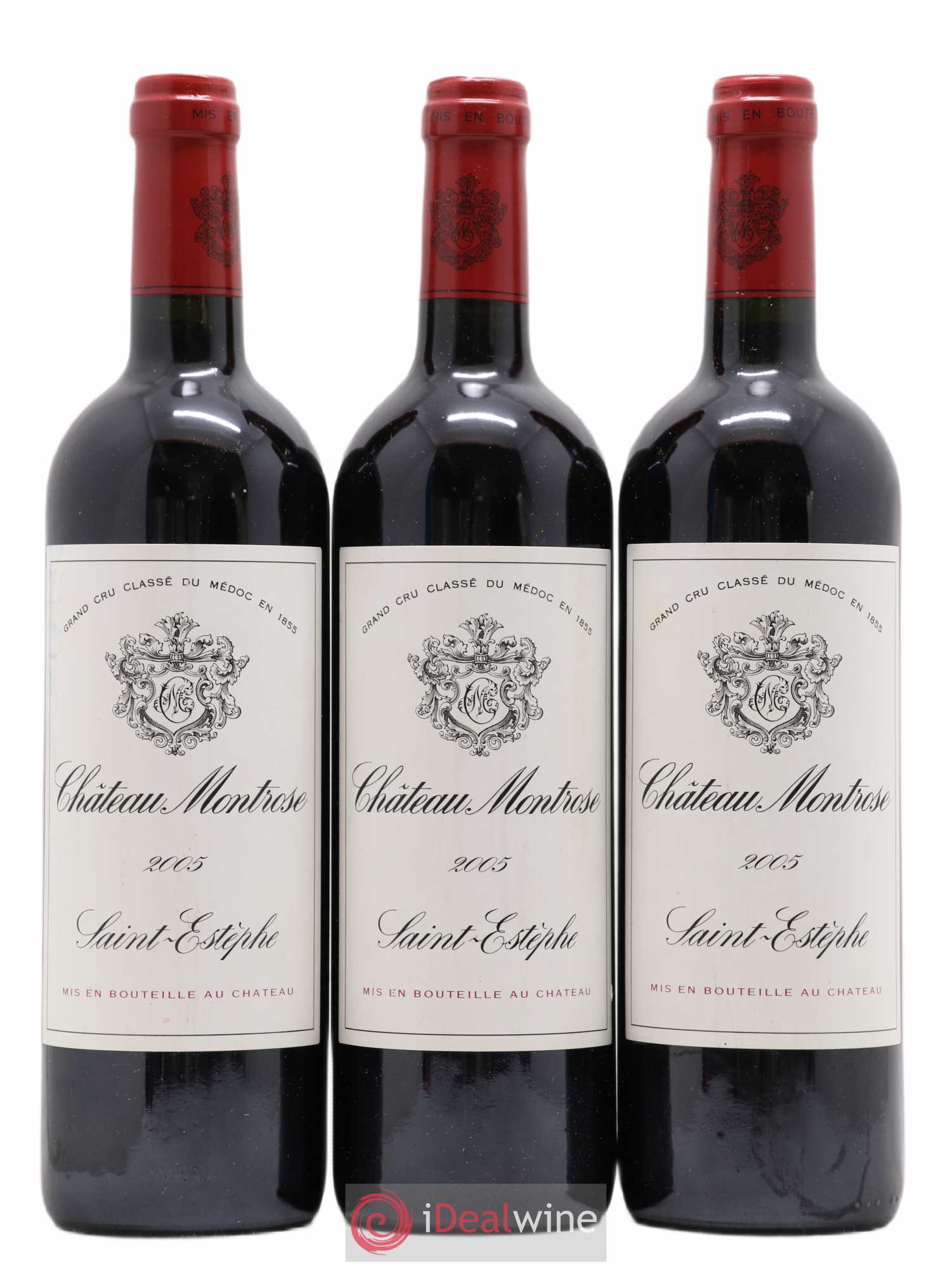 Château Montrose 2ème Grand Cru Classé 2005 - Lot de 3 bouteilles - 0