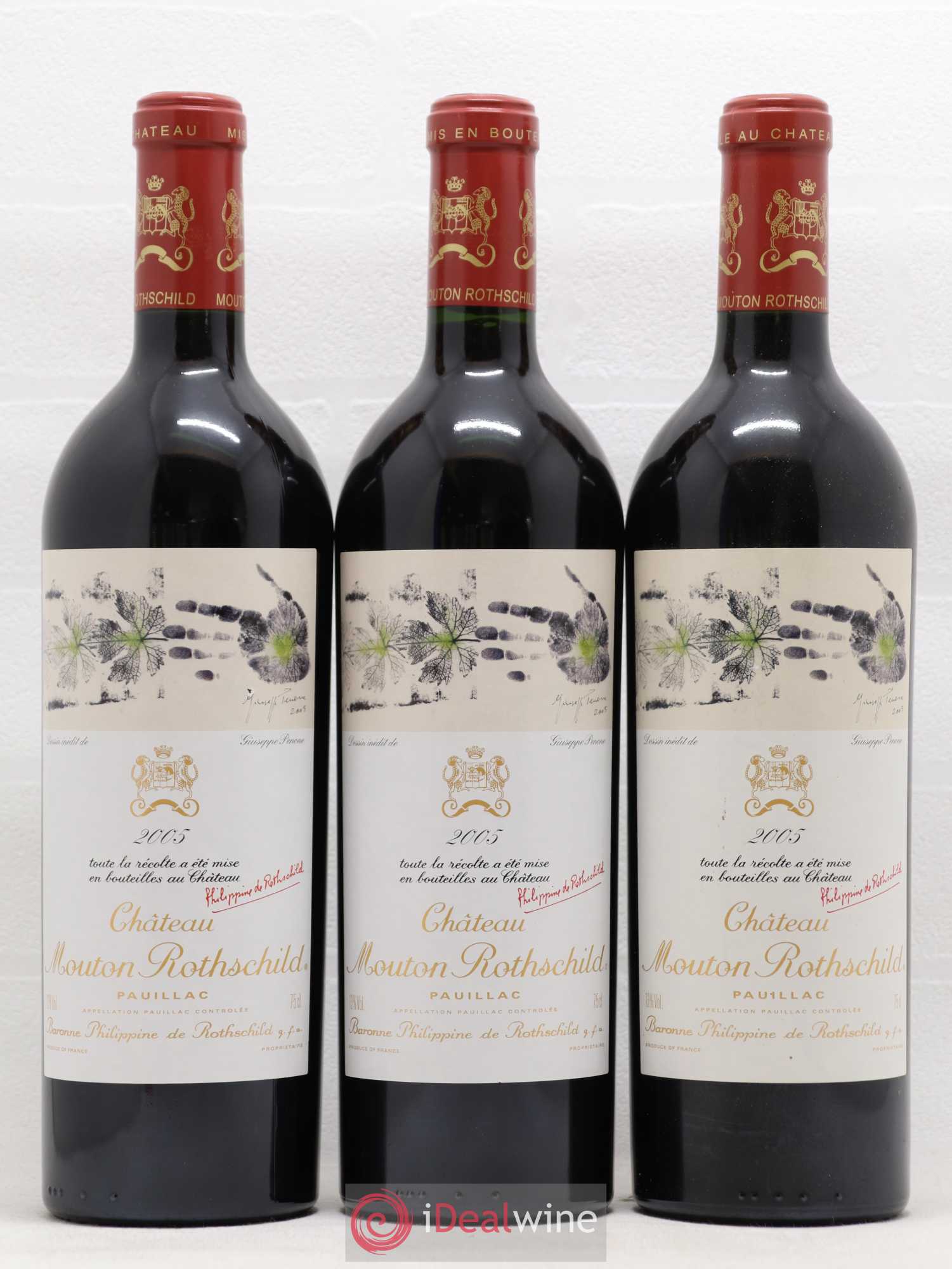 Château Mouton Rothschild 1er Grand Cru Classé 2005 - Lot de 6 bouteilles - 3