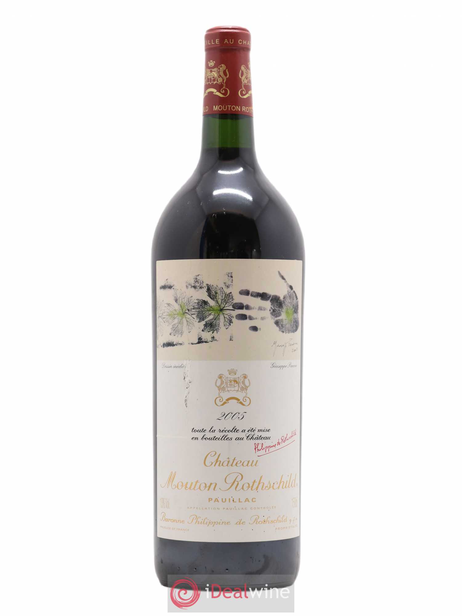 Château Mouton Rothschild 1er Grand Cru Classé 2005 - Lot de 1 magnum - 0