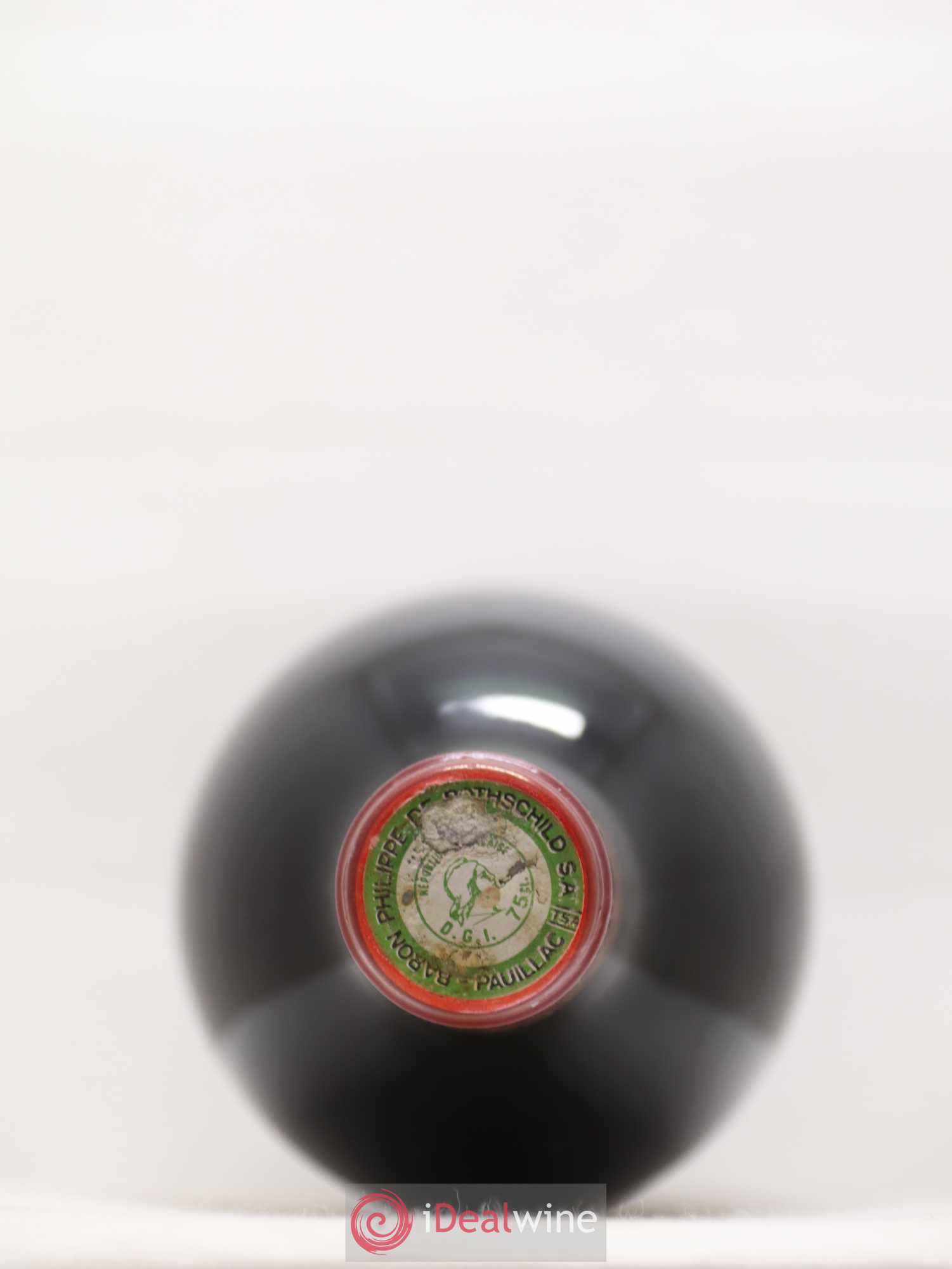 Château Mouton Rothschild 1er Grand Cru Classé 1986 - Lot de 1 bouteille - 1