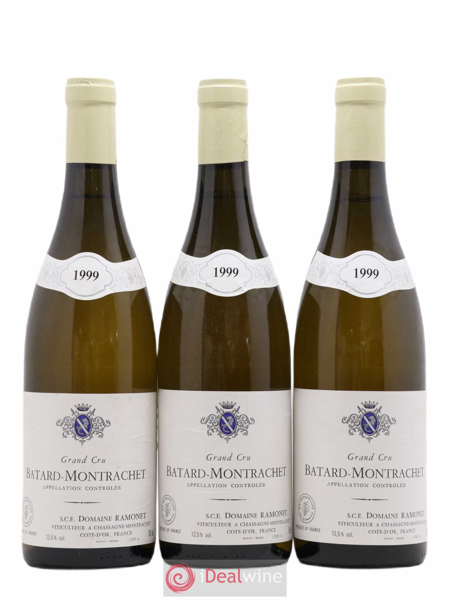 Bâtard-Montrachet Grand Cru Ramonet (Domaine) 1999 - Lot de 3 bouteilles - 0