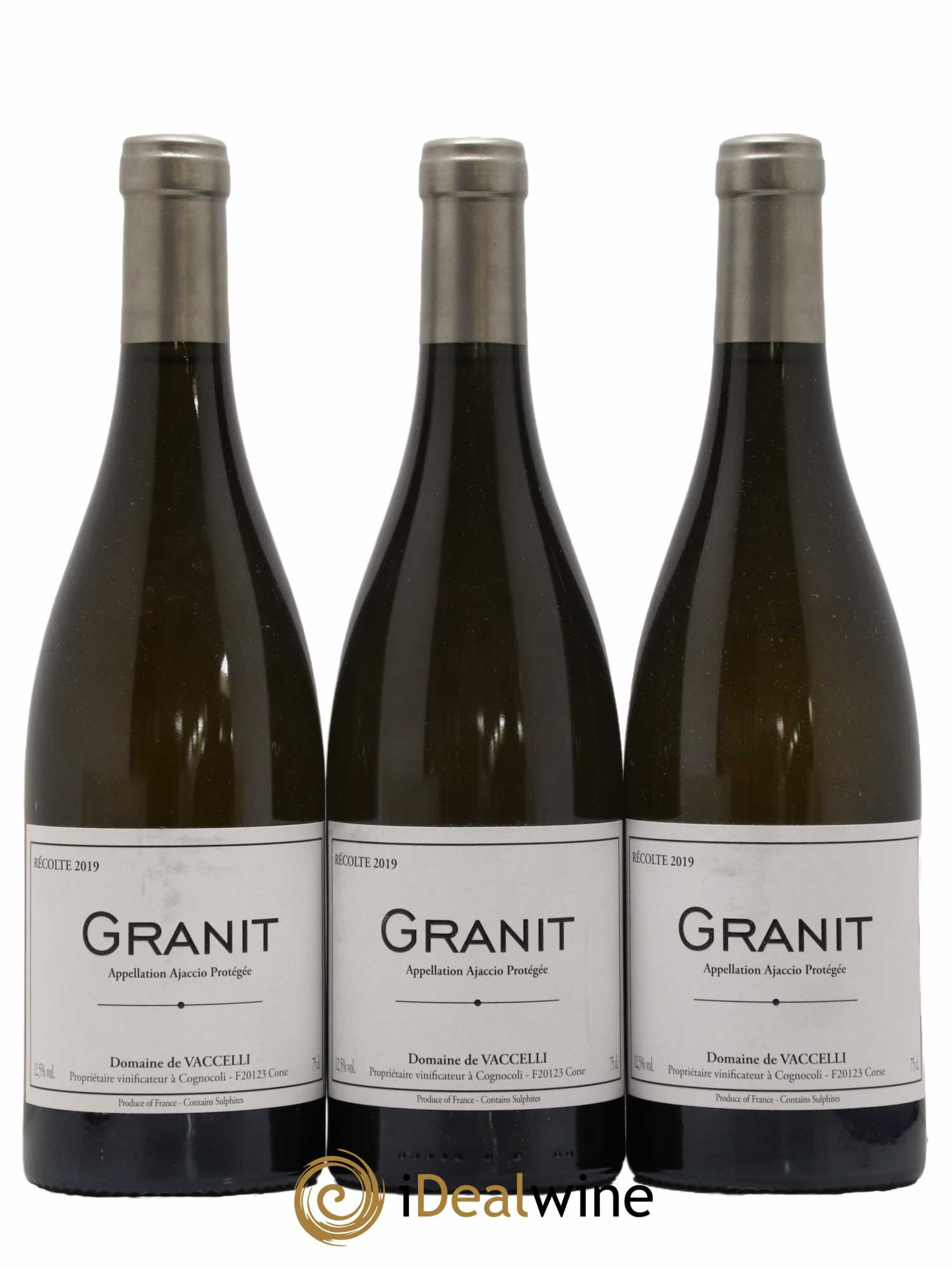 Ajaccio Granit Vaccelli 2019 - Lot de 3 bouteilles - 0